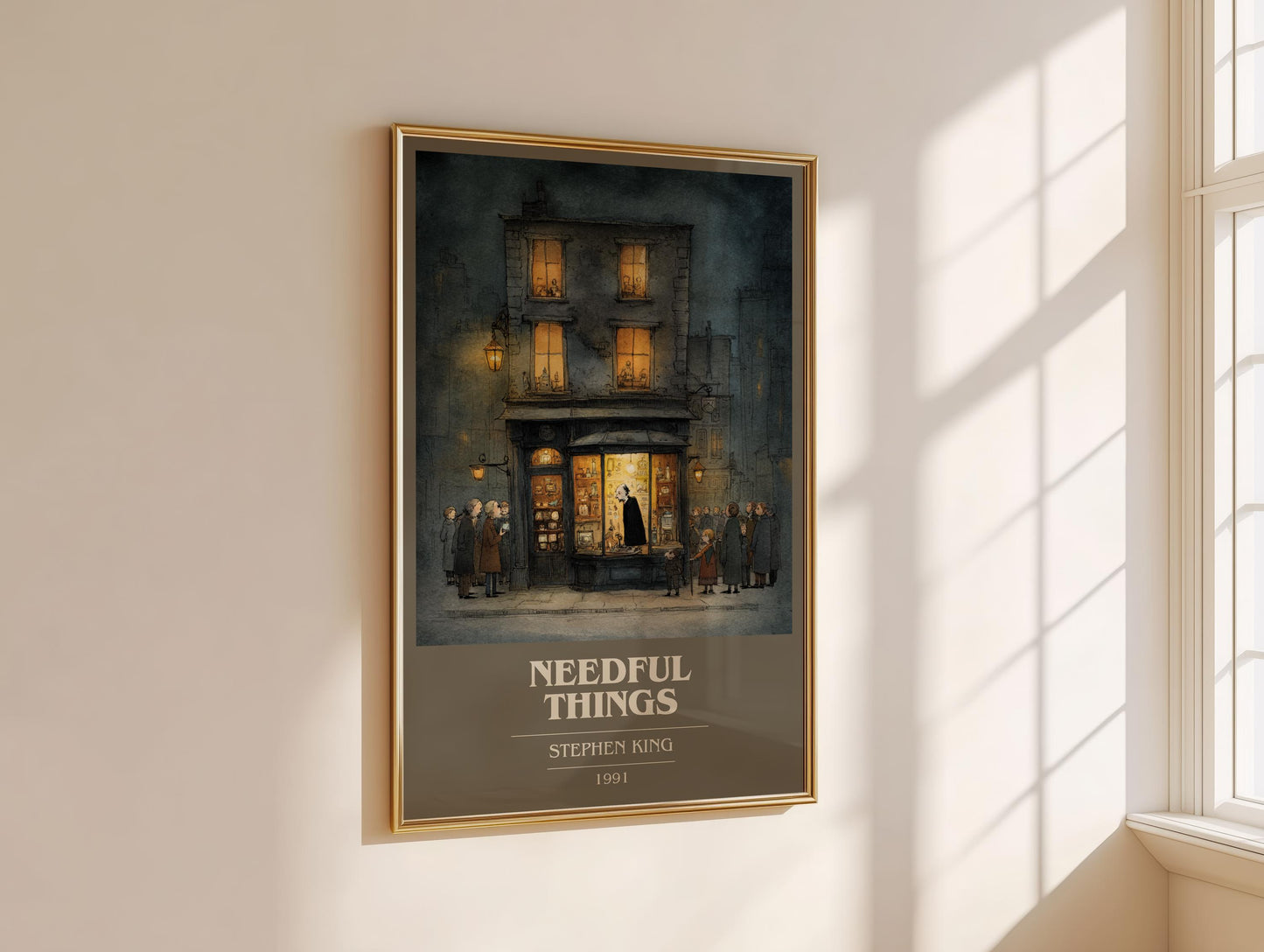 Needful Things by Stephen King | Book Poster | Literary Art Gift For Book Lover | Novel Inspired Wall Art