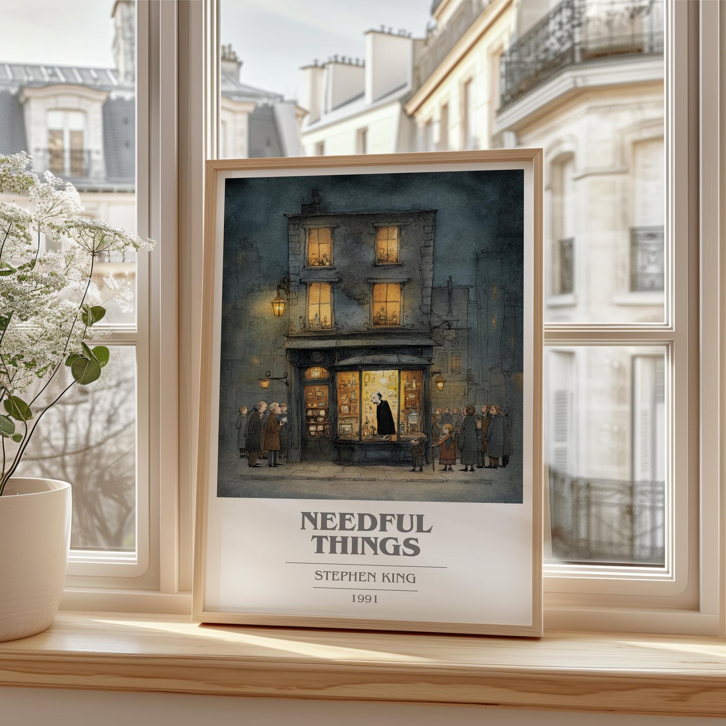 Needful Things by Stephen King | Book Poster | Literary Art Gift For Book Lover | Novel Inspired Wall Art