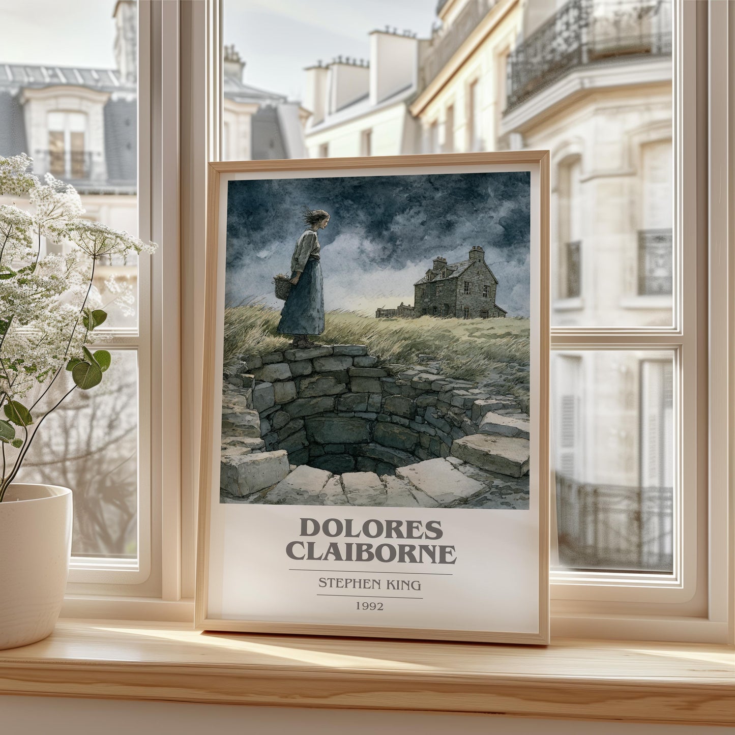 Delores Claiborne by Stephen King | Book Poster | Literary Art Gift For Book Lover | Novel Inspired Wall Art