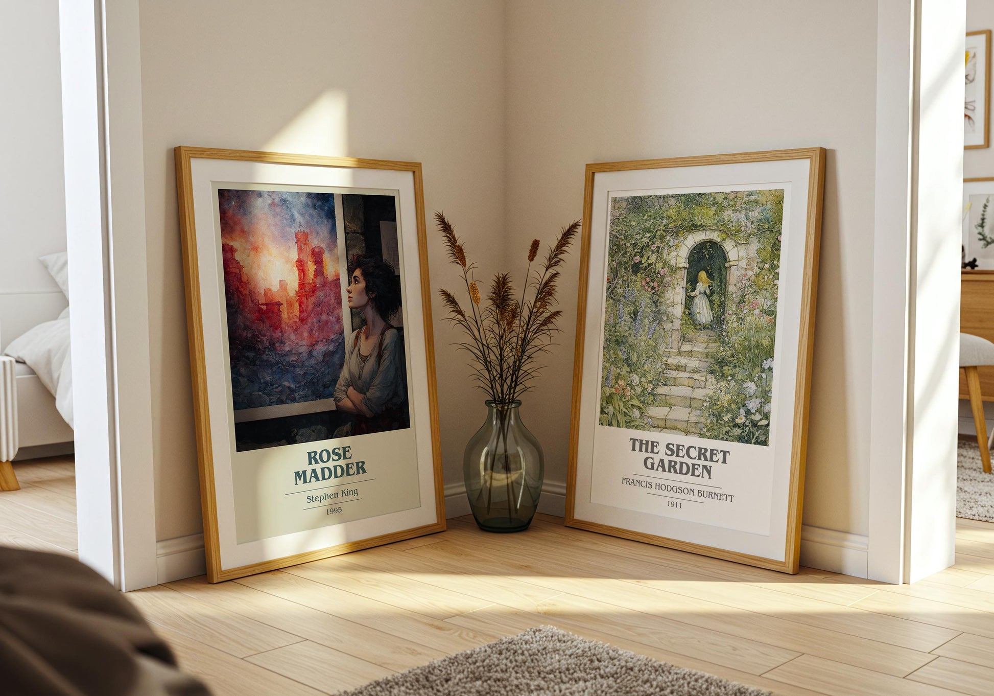 Rose Madder by Stephen King | Book Poster | Literary Art Gift For Book Lover | Novel Inspired Wall Art | Free Delivery