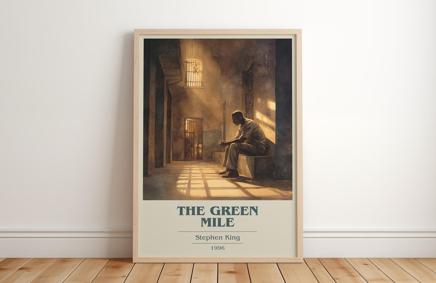 The Green Mile by Stephen King | Book Poster | Literary Art Gift For Book Lover | Novel Inspired Wall Art | Free Delivery
