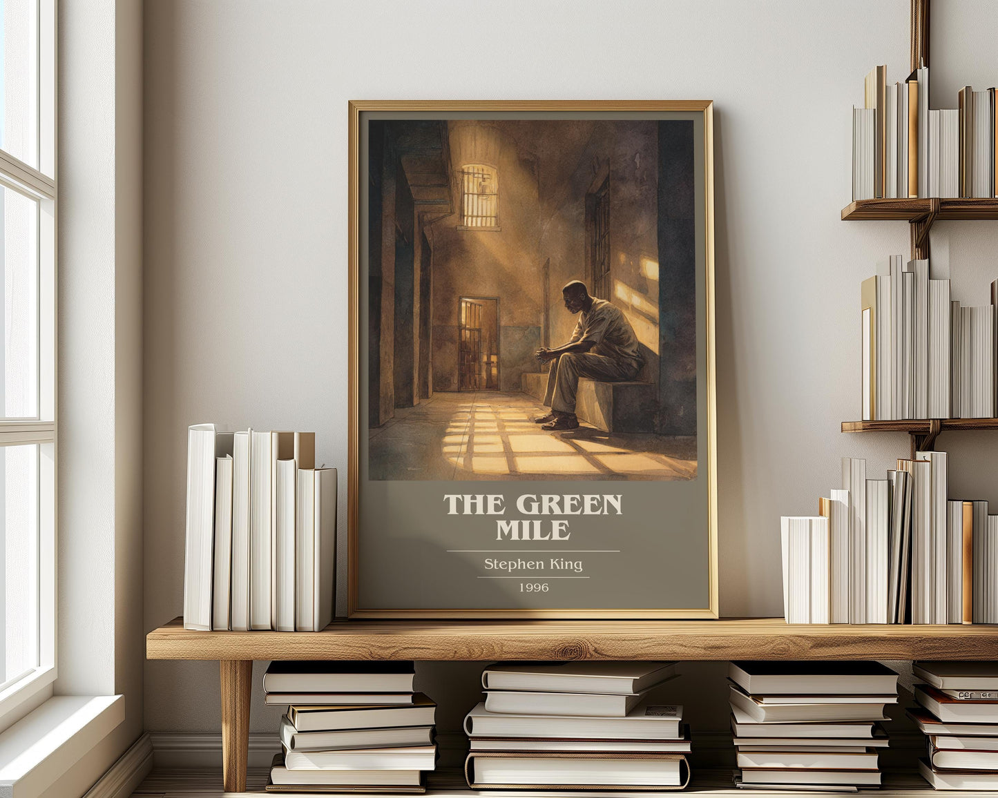 The Green Mile by Stephen King | Book Poster | Literary Art Gift For Book Lover | Novel Inspired Wall Art | Free Delivery