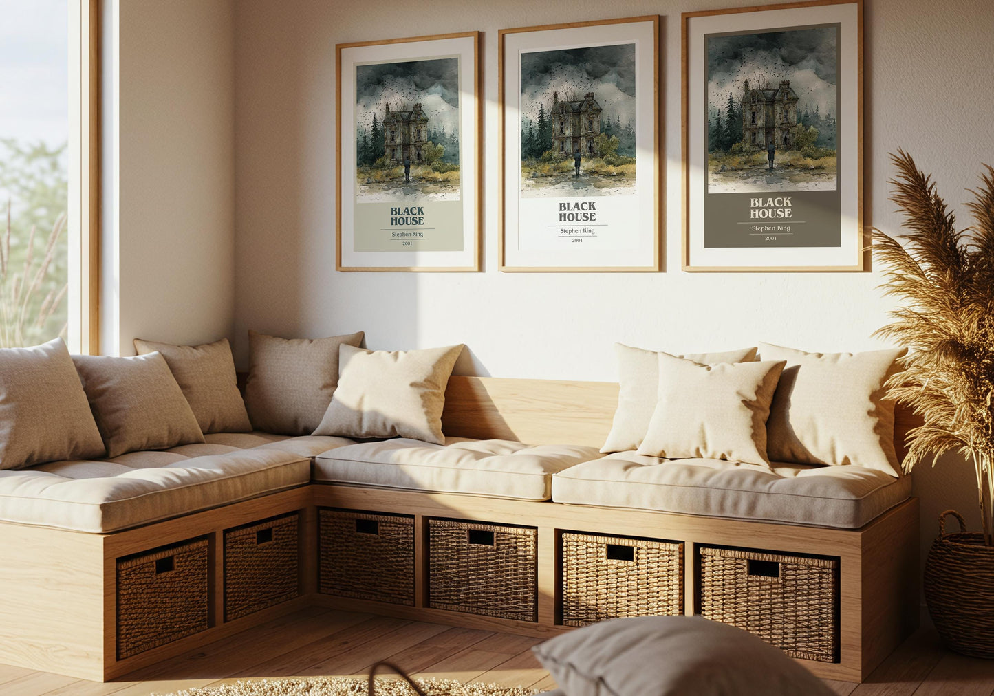 Black House by Stephen King | Book Poster | Literary Art Gift For Book Lover | Novel Inspired Wall Art | Free Delivery