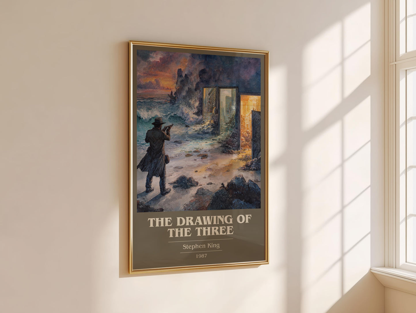 The Drawing of the Three by Stephen King | Book Poster | Literary Art Gift For Book Lover | Novel Inspired Wall Art | Free Delivery