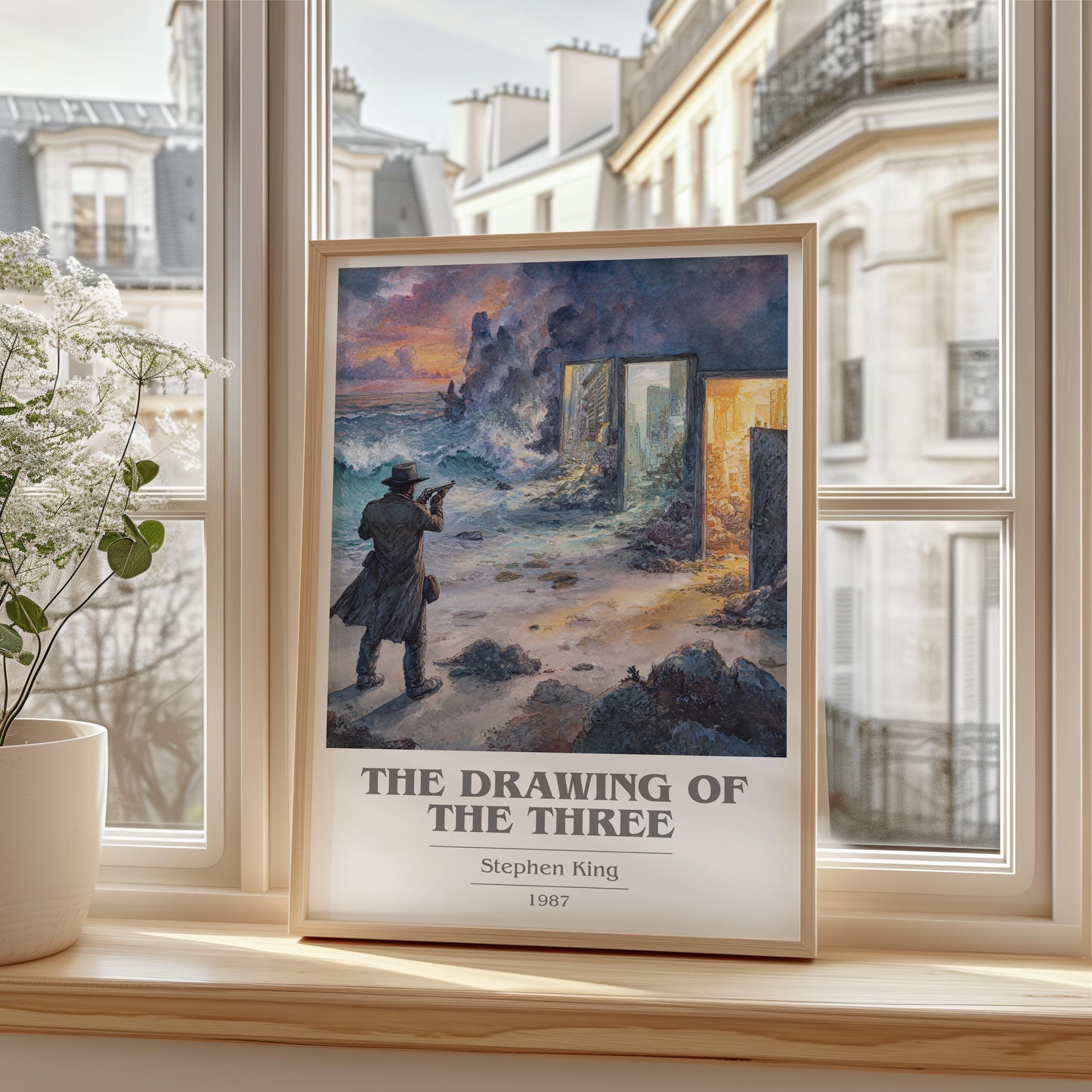 The Drawing of the Three by Stephen King | Book Poster | Literary Art Gift For Book Lover | Novel Inspired Wall Art | Free Delivery