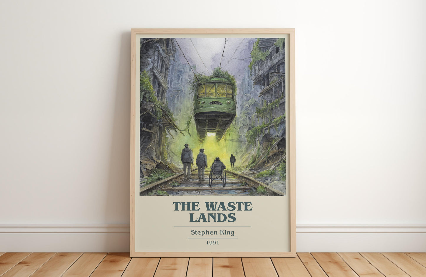 The Waste Lands by Stephen King | Book Poster | Literary Art Gift For Book Lover | Novel Inspired Wall Art | Free Delivery