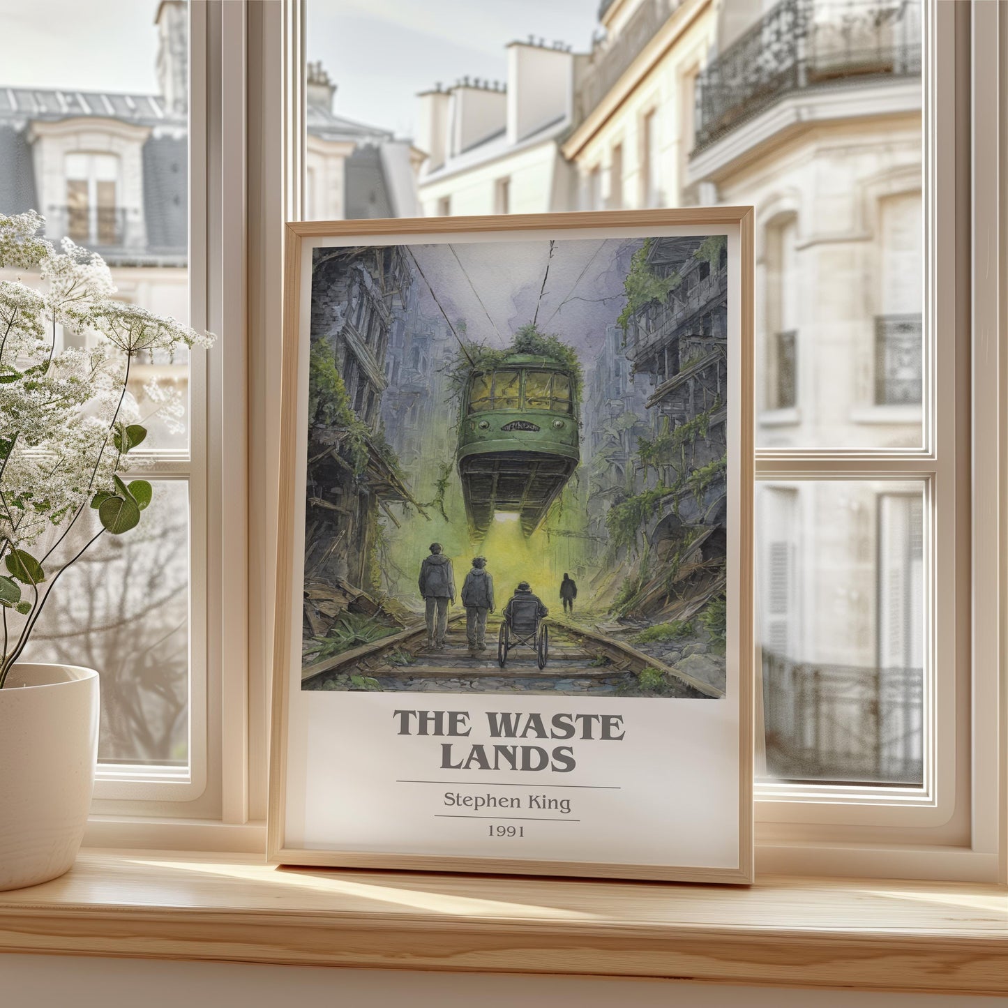 The Waste Lands by Stephen King | Book Poster | Literary Art Gift For Book Lover | Novel Inspired Wall Art | Free Delivery
