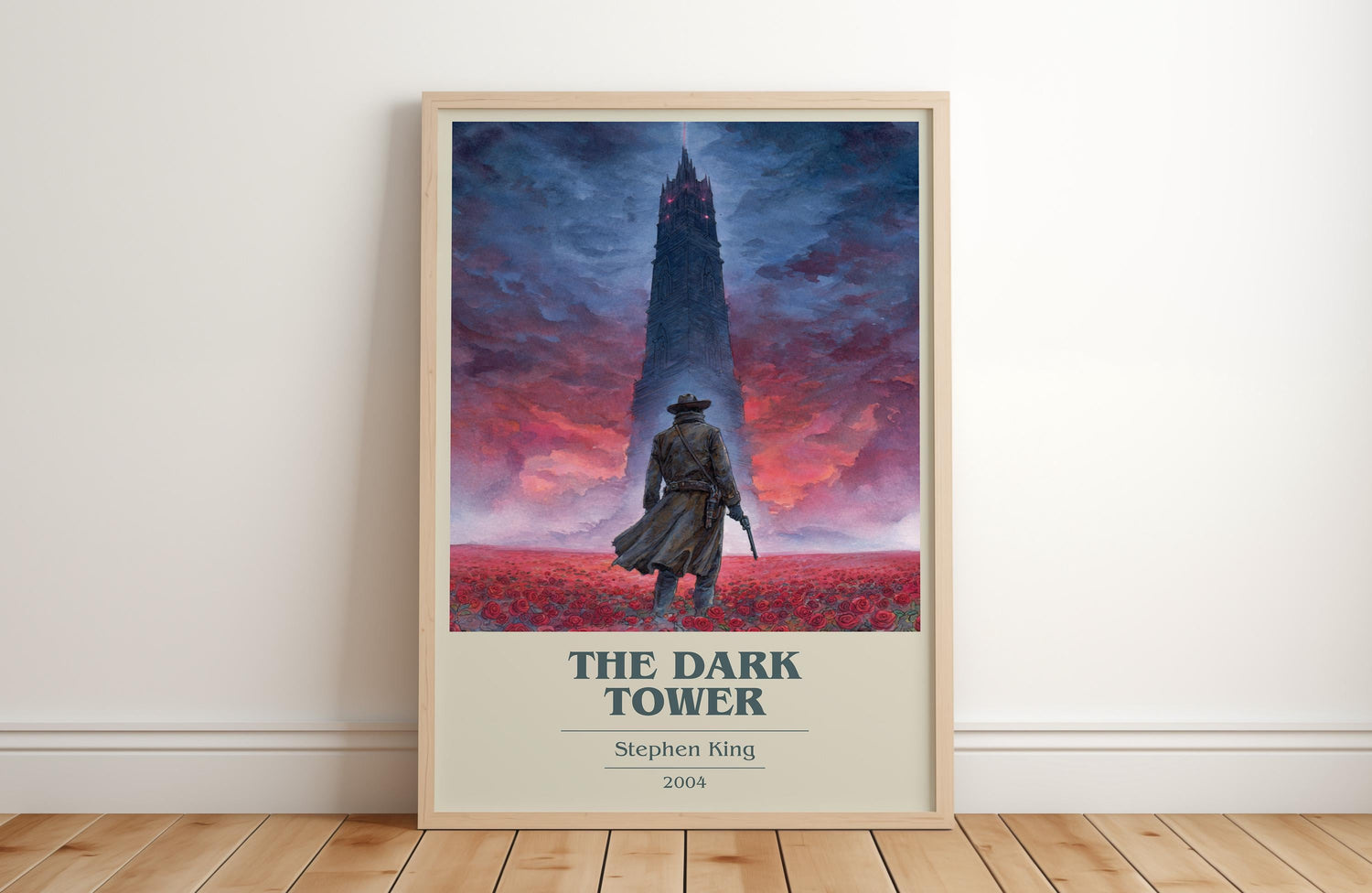 The Dark Tower by Stephen King | Book Poster | Literary Art Gift For Book Lover | Novel Inspired Wall Art | Free Delivery