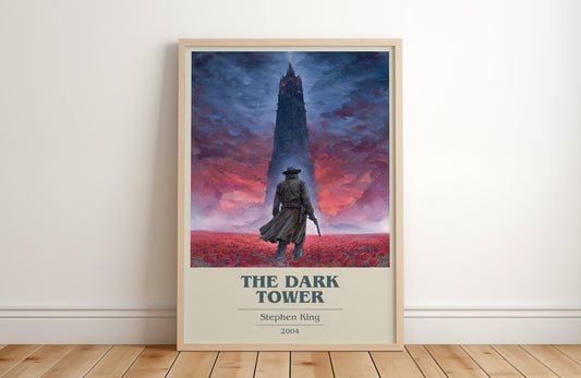 The Dark Tower by Stephen King | Book Poster | Literary Art Gift For Book Lover | Novel Inspired Wall Art | Free Delivery