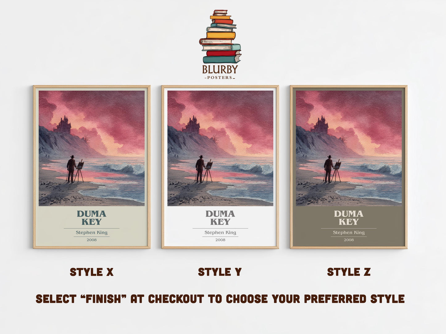 Duma Key by Stephen King | Book Poster | Literary Art Gift For Book Lover | Novel Inspired Wall Art | Free Delivery