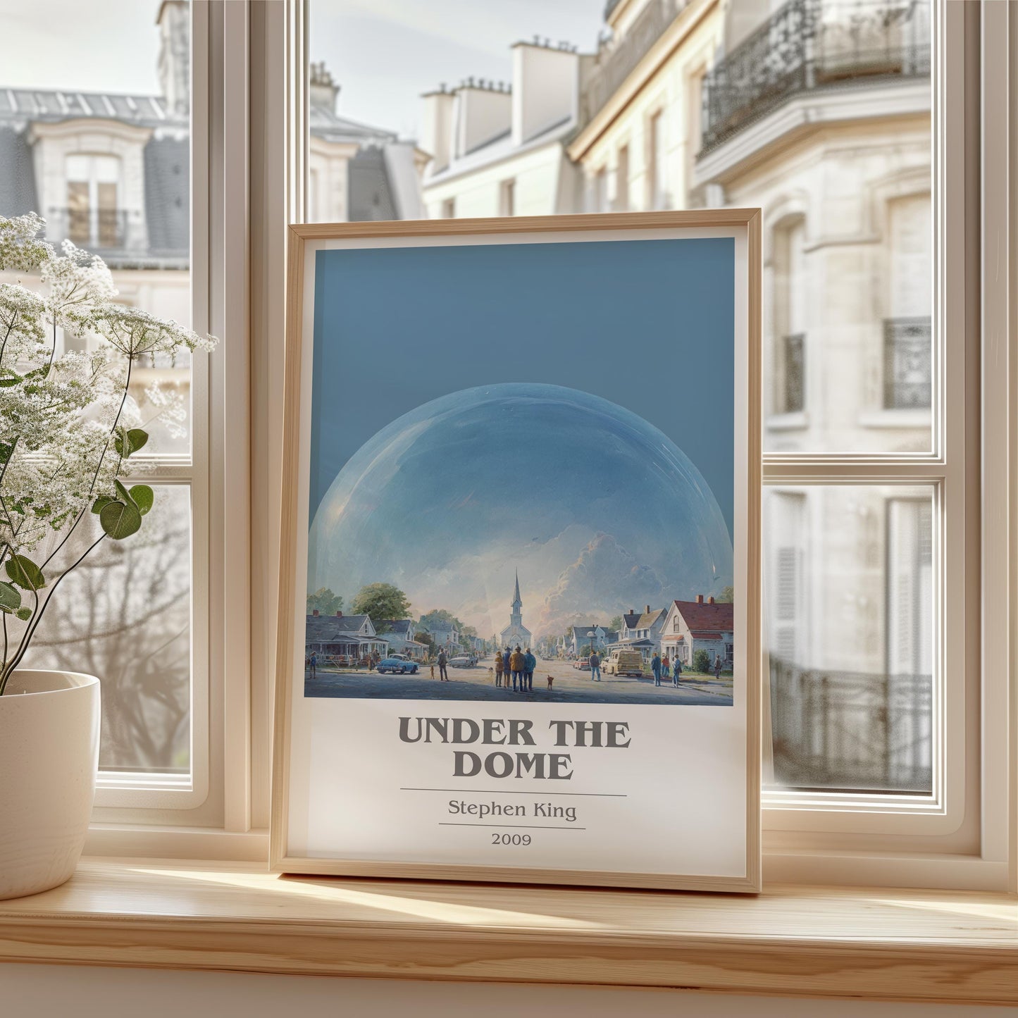 Under The Dome by Stephen King | Book Poster | Literary Art Gift For Book Lover | Novel Inspired Wall Art | Free Delivery