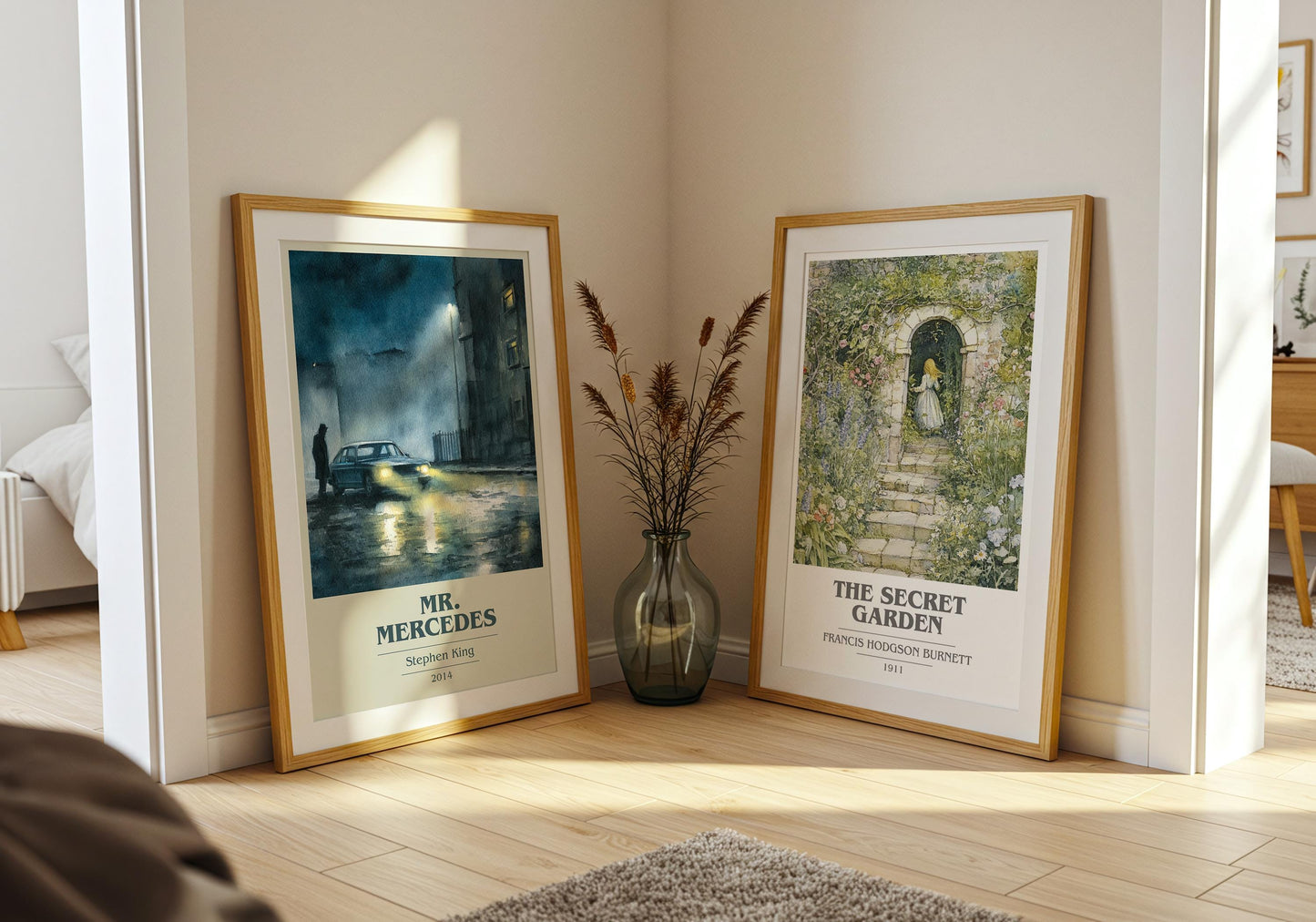 Mr. Mercedes by Stephen King | Book Poster | Literary Art Gift For Book Lover | Novel Inspired Wall Art | Free Delivery