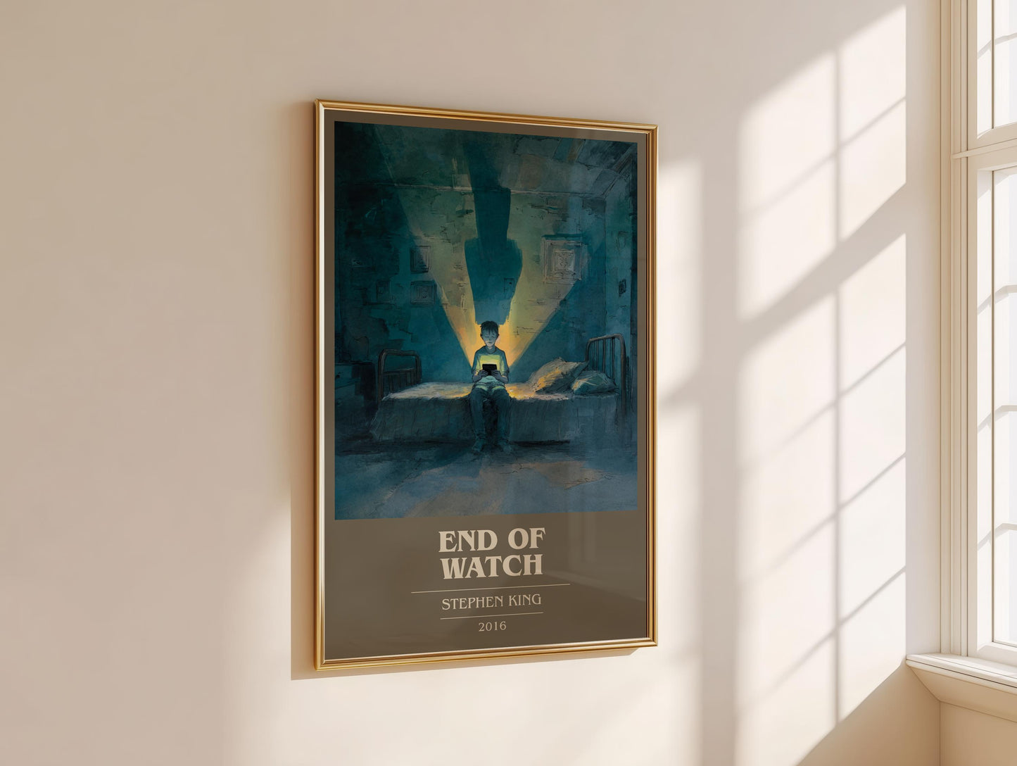 End Of Watch by Stephen King | Book Poster | Literary Art Gift For Book Lover | Novel Inspired Wall Art | Free Delivery