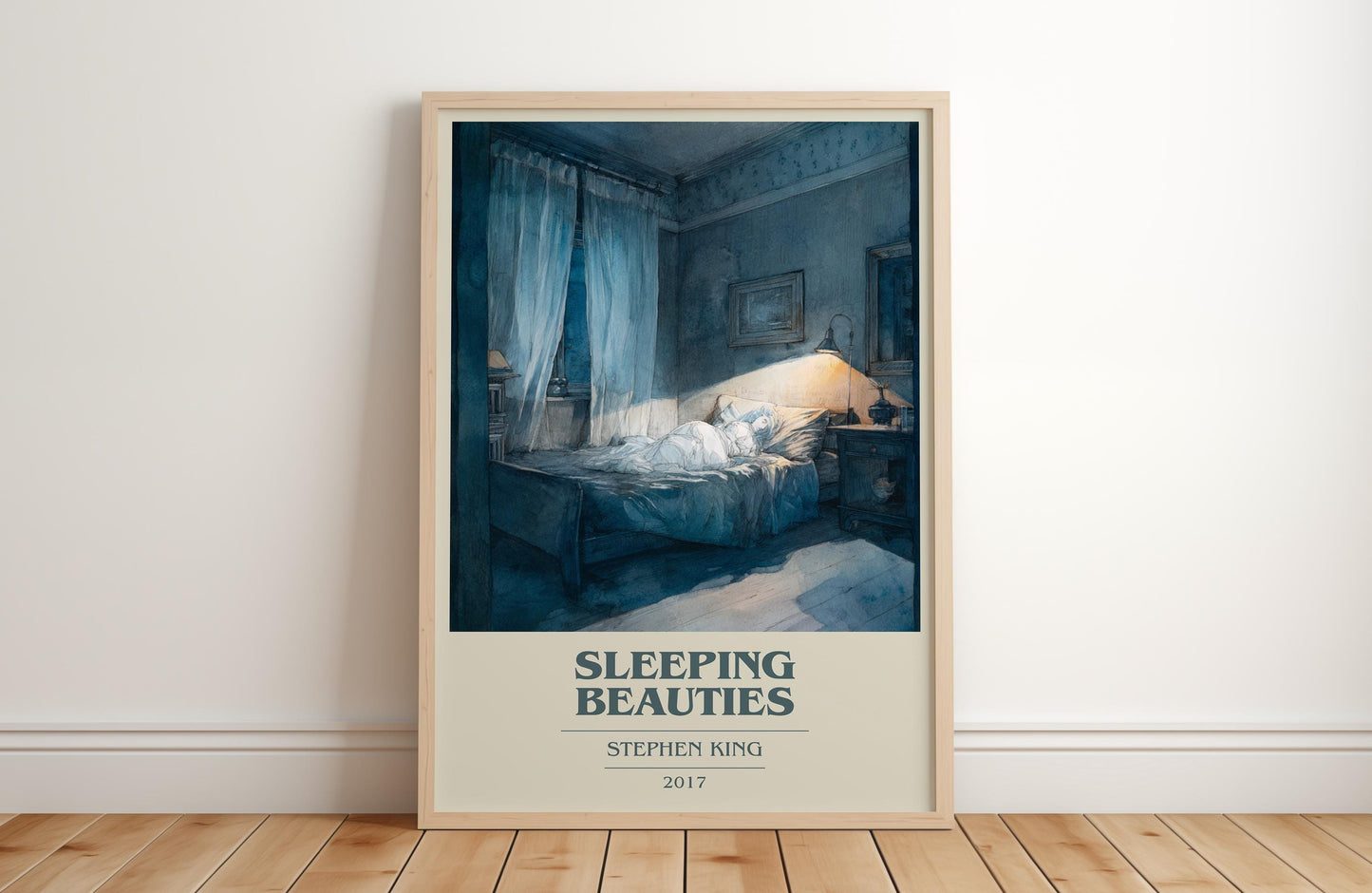 Sleeping Beauties by Stephen King | Book Poster | Literary Art Gift For Book Lover | Novel Inspired Wall Art | Free Delivery