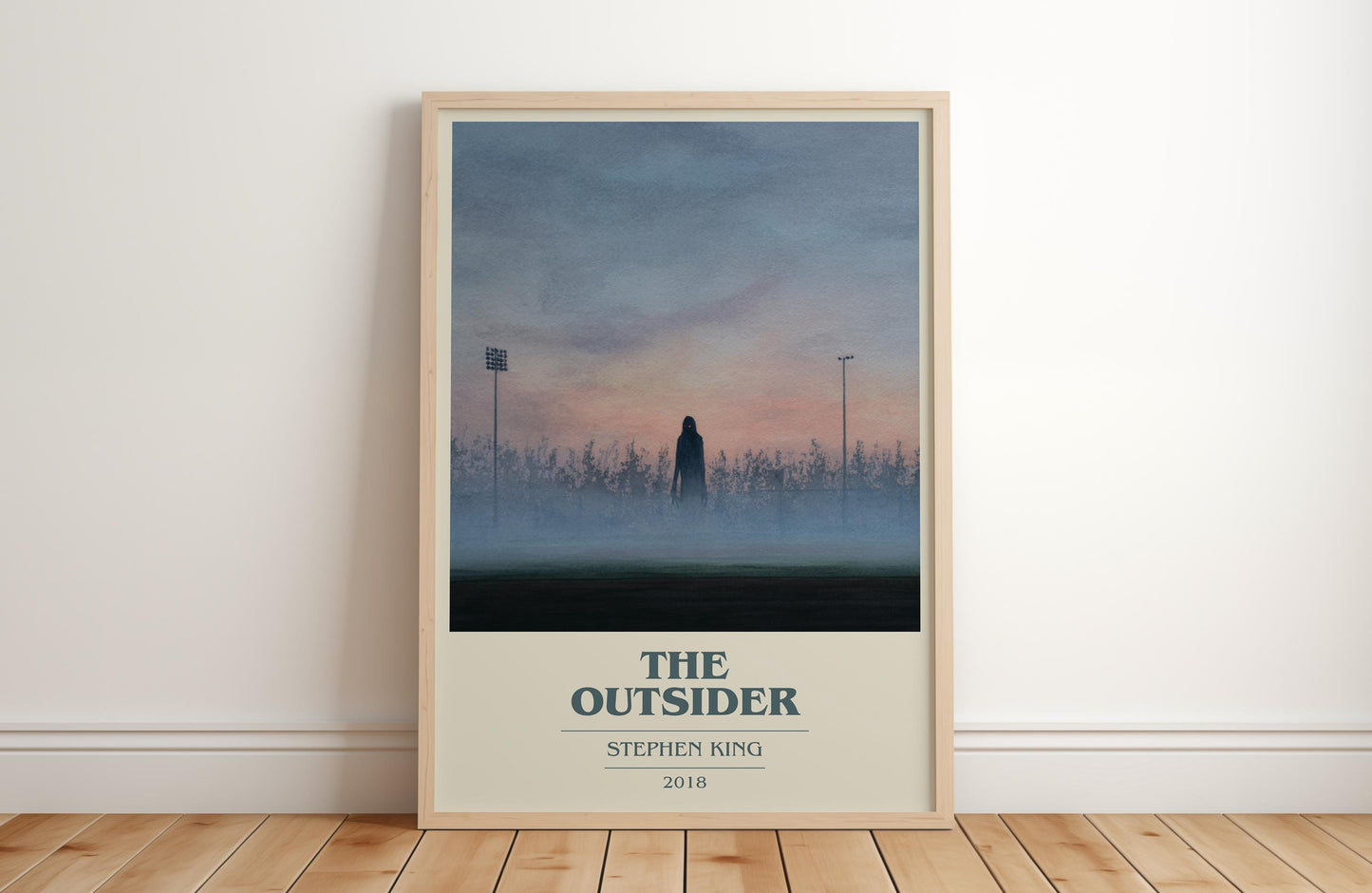 The Outsider by Stephen King | Book Poster | Literary Art Gift For Book Lover | Novel Inspired Wall Art | Free Delivery