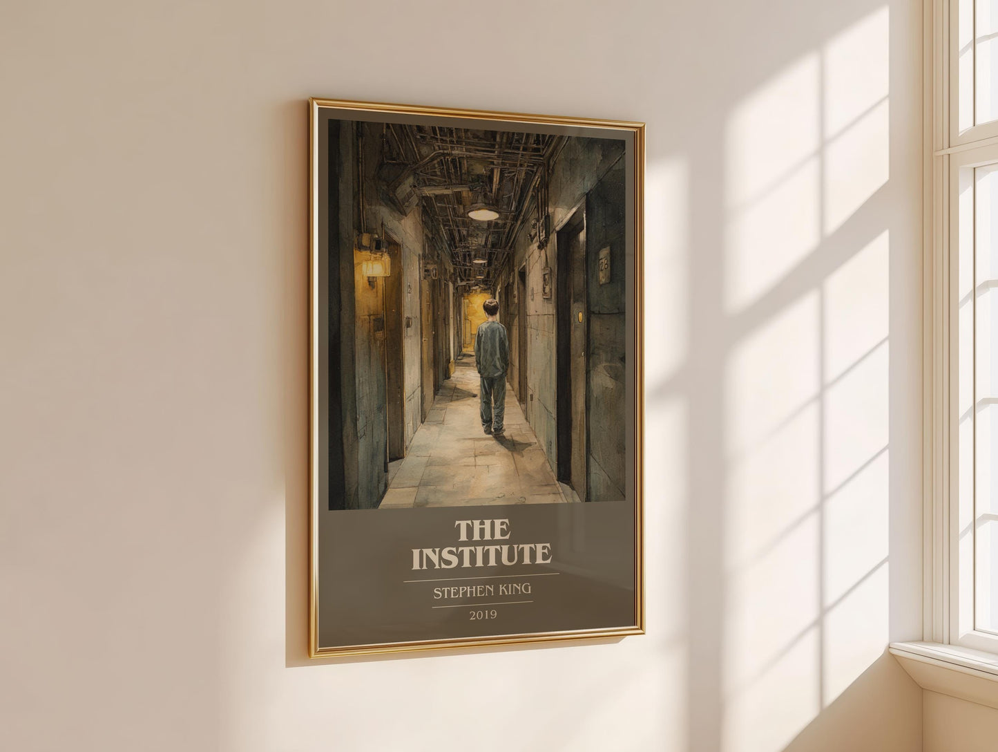 The Institute by Stephen King | Book Poster | Literary Art Gift For Book Lover | Novel Inspired Wall Art | Free Delivery
