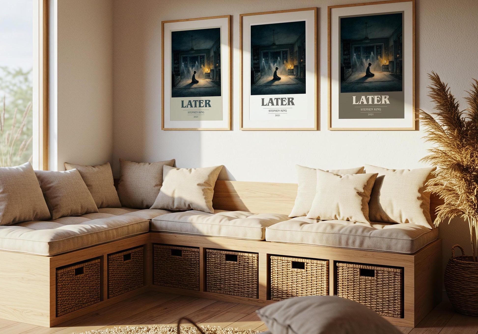 Later by Stephen King | Book Poster | Literary Art Gift For Book Lover | Novel Inspired Wall Art | Free Delivery