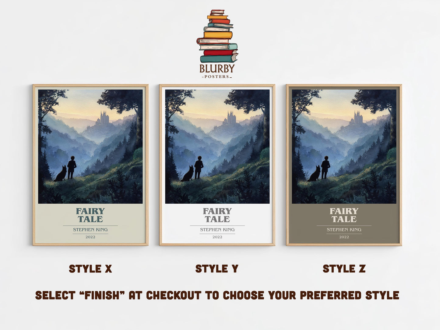 Fairy Tale by Stephen King | Book Poster | Literary Art Gift For Book Lover | Novel Inspired Wall Art | Free Delivery