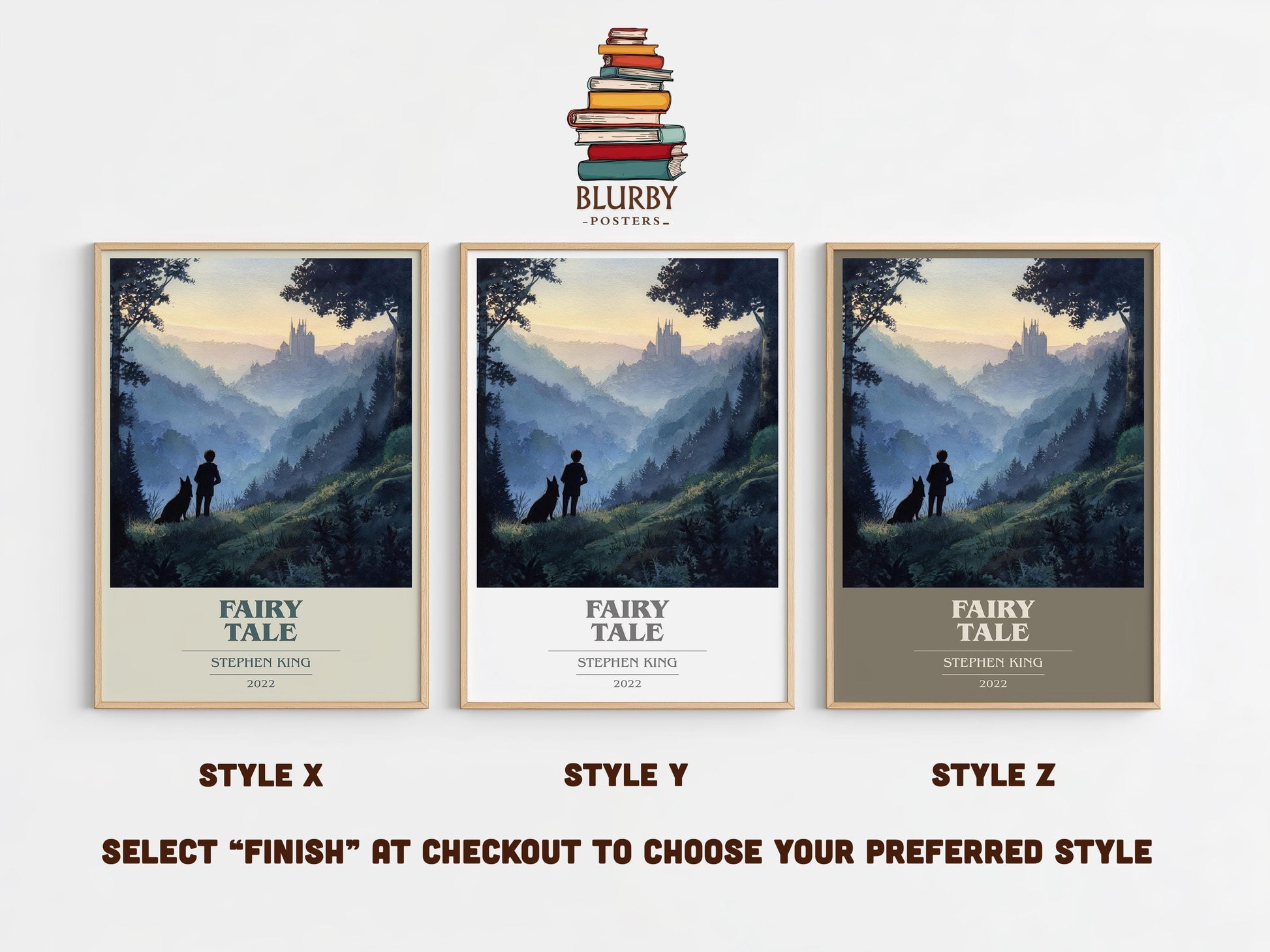 Fairy Tale by Stephen King | Book Poster | Literary Art Gift For Book Lover | Novel Inspired Wall Art | Free Delivery