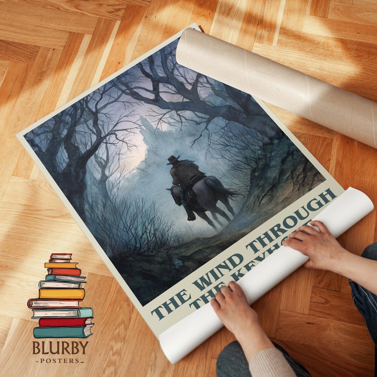 The Wind Through The Keyhole by Stephen King | Book Poster | Literary Art Gift For Book Lover | Novel Inspired Wall Art | Free Delivery