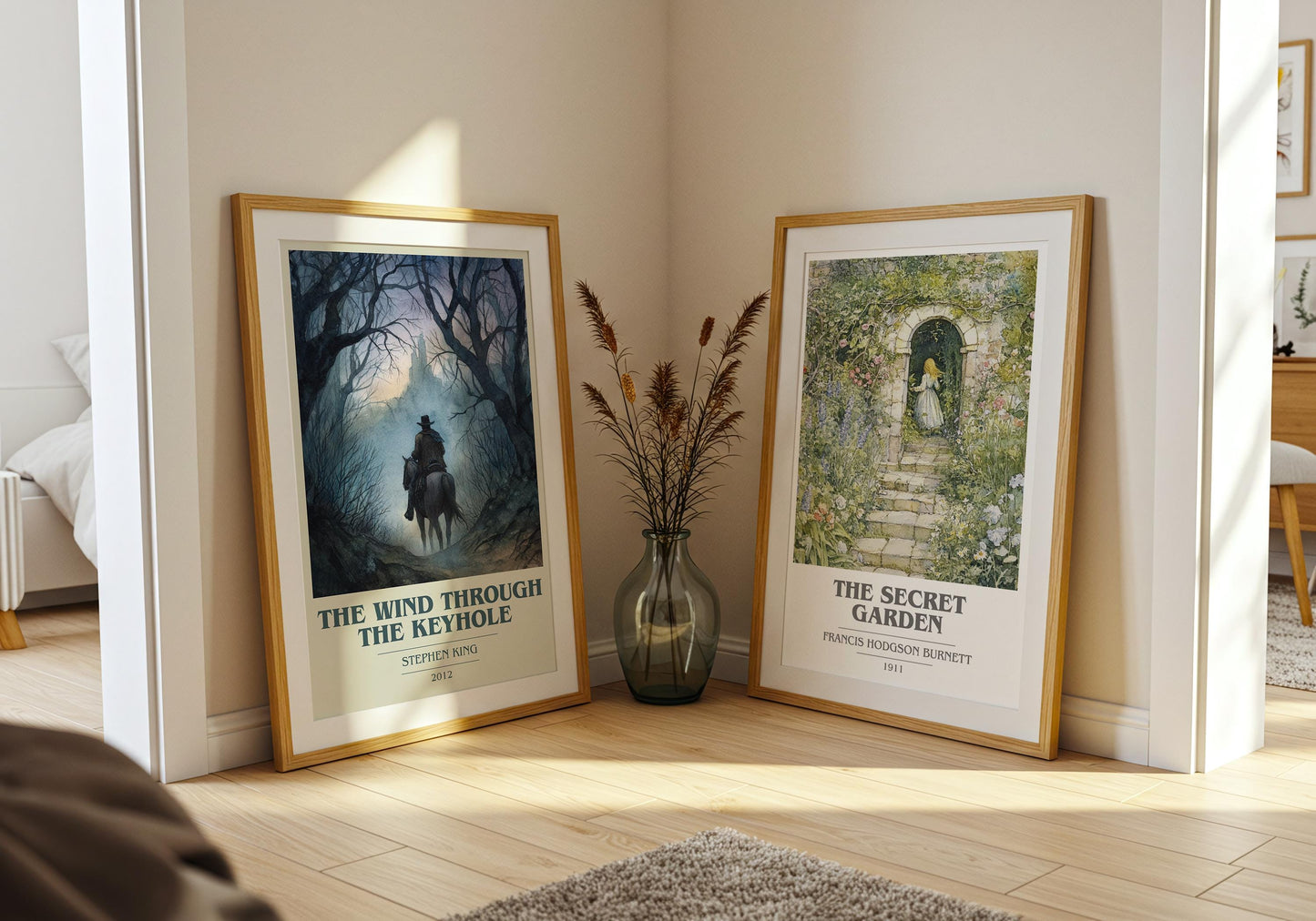 The Wind Through The Keyhole by Stephen King | Book Poster | Literary Art Gift For Book Lover | Novel Inspired Wall Art | Free Delivery