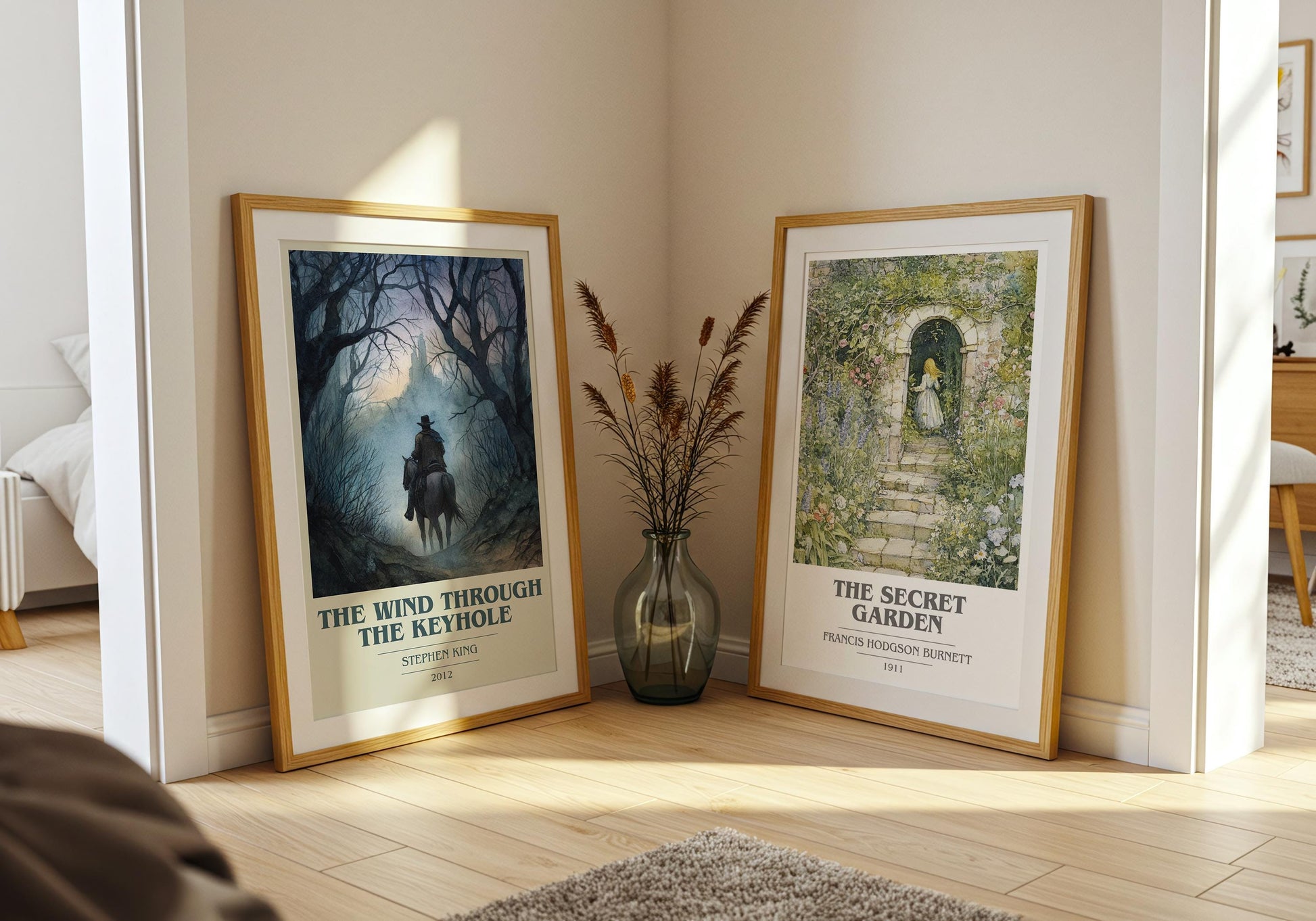 The Wind Through The Keyhole by Stephen King | Book Poster | Literary Art Gift For Book Lover | Novel Inspired Wall Art | Free Delivery