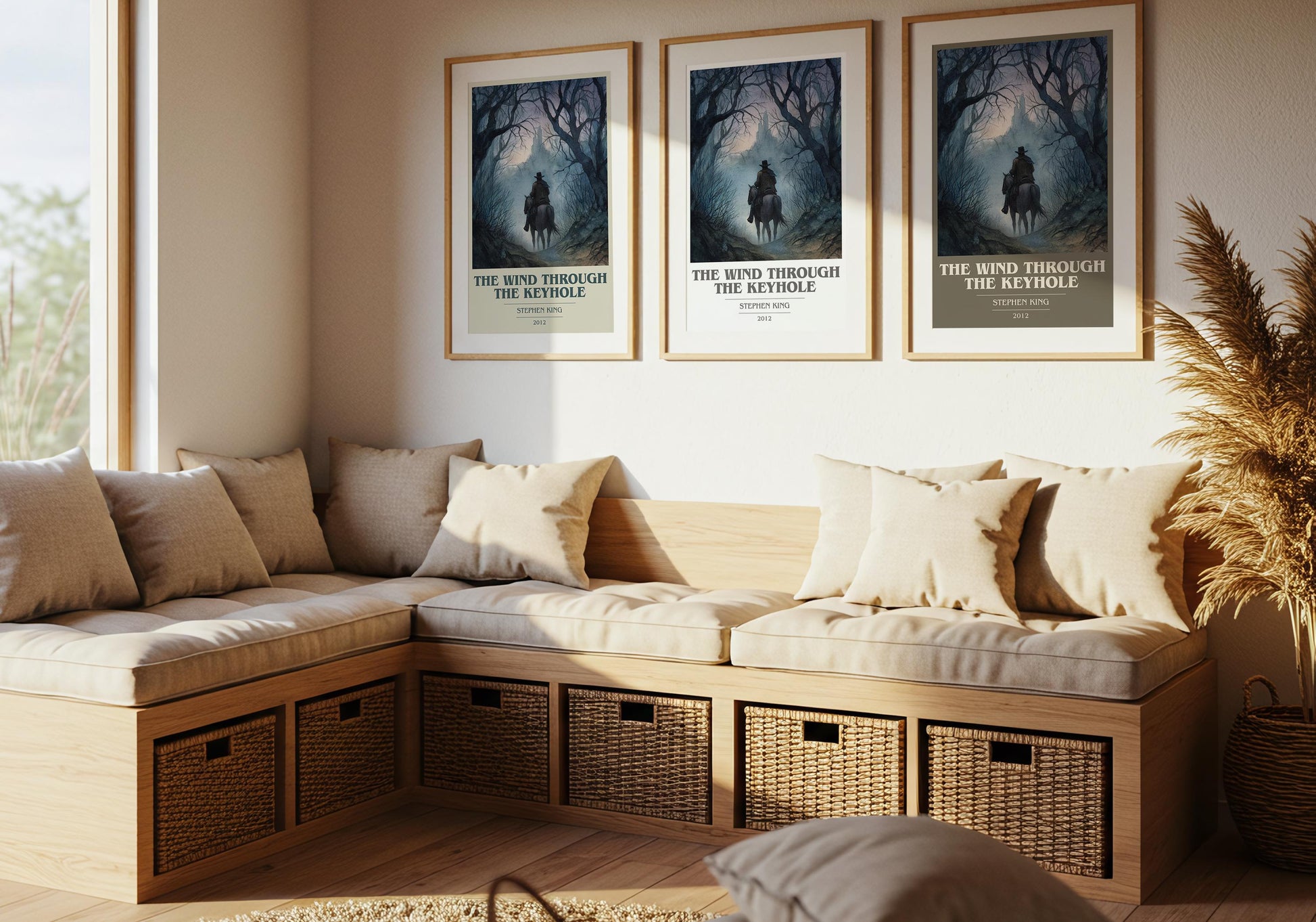 The Wind Through The Keyhole by Stephen King | Book Poster | Literary Art Gift For Book Lover | Novel Inspired Wall Art | Free Delivery