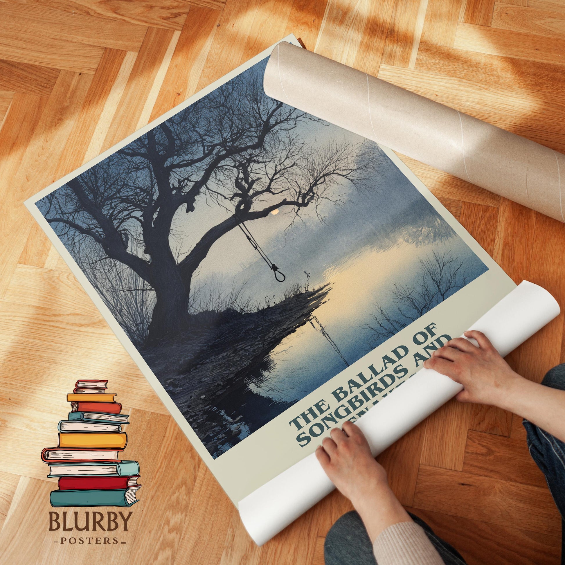 The Ballard of Songbirds and Snakes by Suzanne Collins | Book Poster | Literary Art Gift For Book Lover | Novel Inspired Wall Art