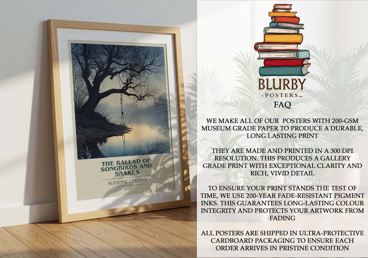 The Ballard of Songbirds and Snakes by Suzanne Collins | Book Poster | Literary Art Gift For Book Lover | Novel Inspired Wall Art