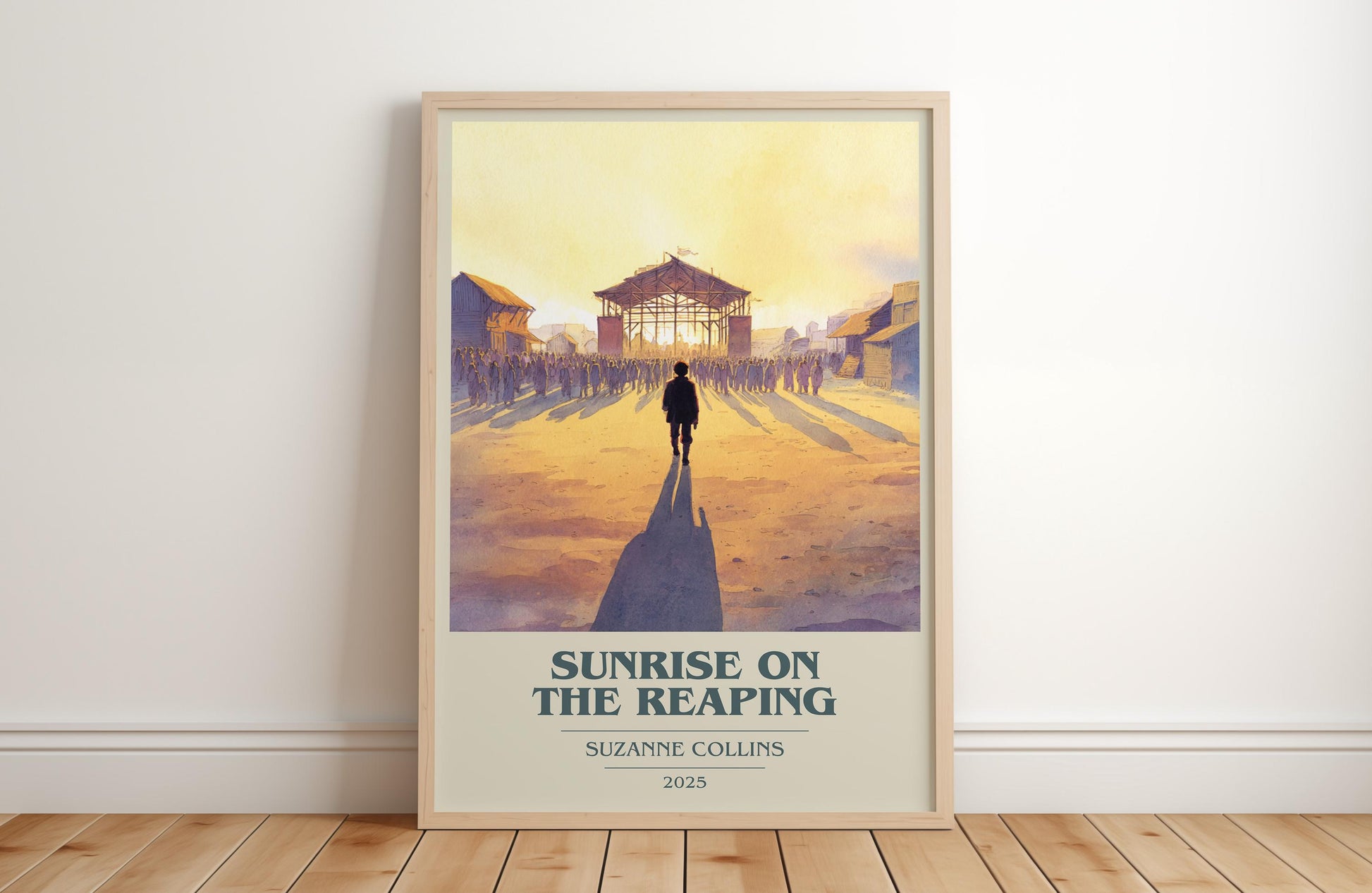 Sunrise on the Reaping by Suzanne Collins | Book Poster | Literary Art Gift For Book Lover | Novel Inspired Wall Art