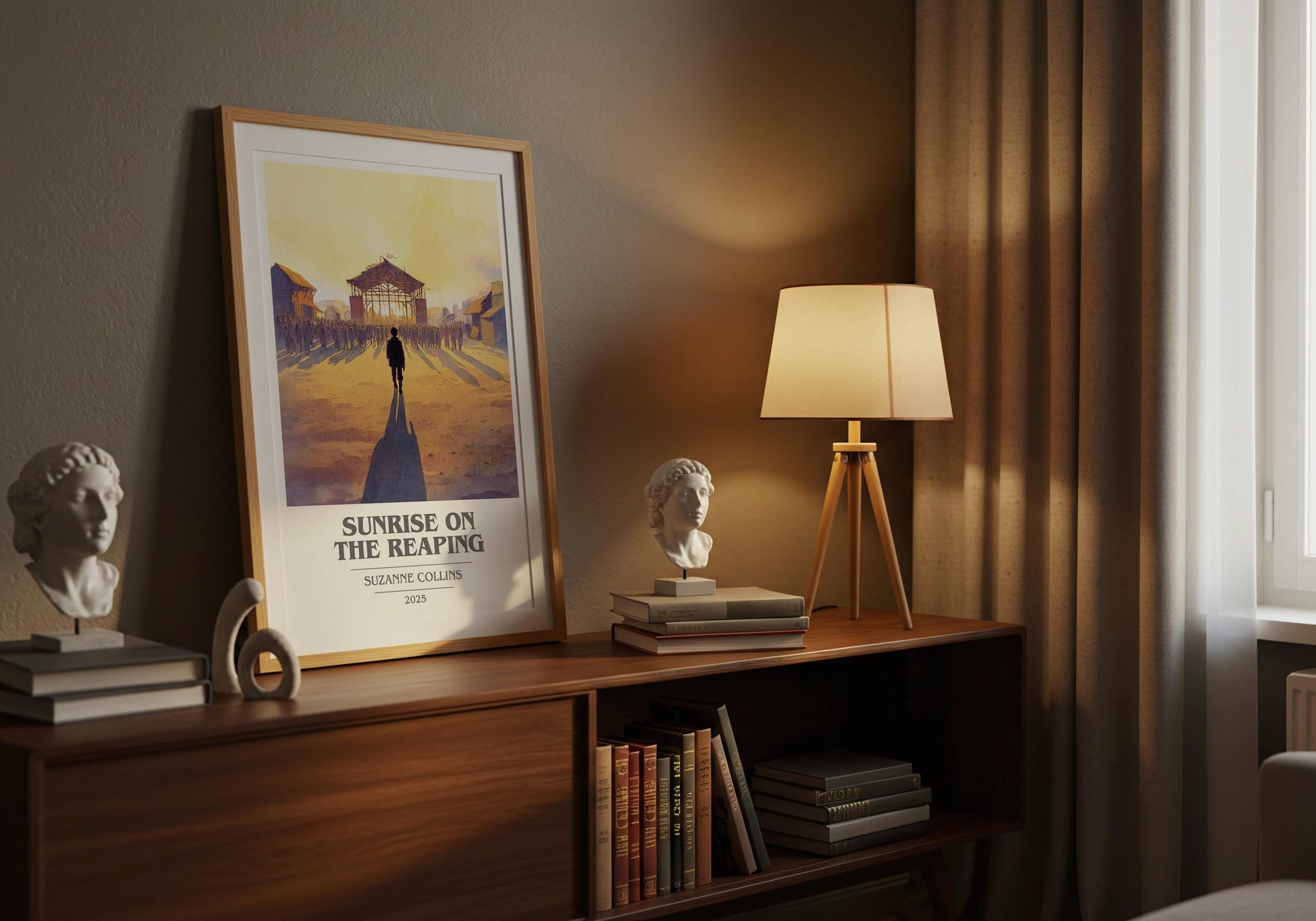 Sunrise on the Reaping by Suzanne Collins | Book Poster | Literary Art Gift For Book Lover | Novel Inspired Wall Art