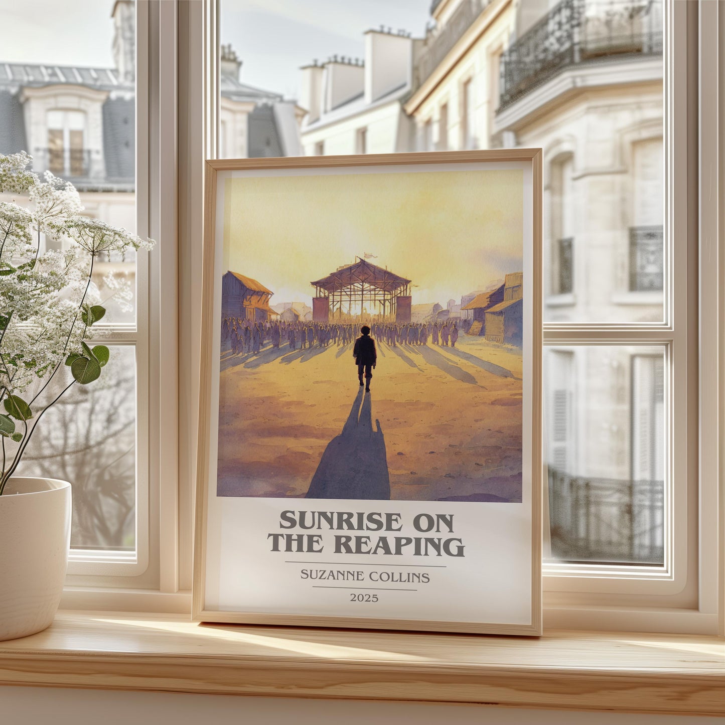 Sunrise on the Reaping by Suzanne Collins | Book Poster | Literary Art Gift For Book Lover | Novel Inspired Wall Art