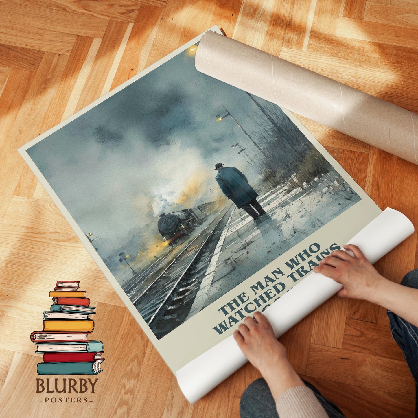 The Bells of Bicêtre book poster packaging – museum-quality print rolled in protective tube