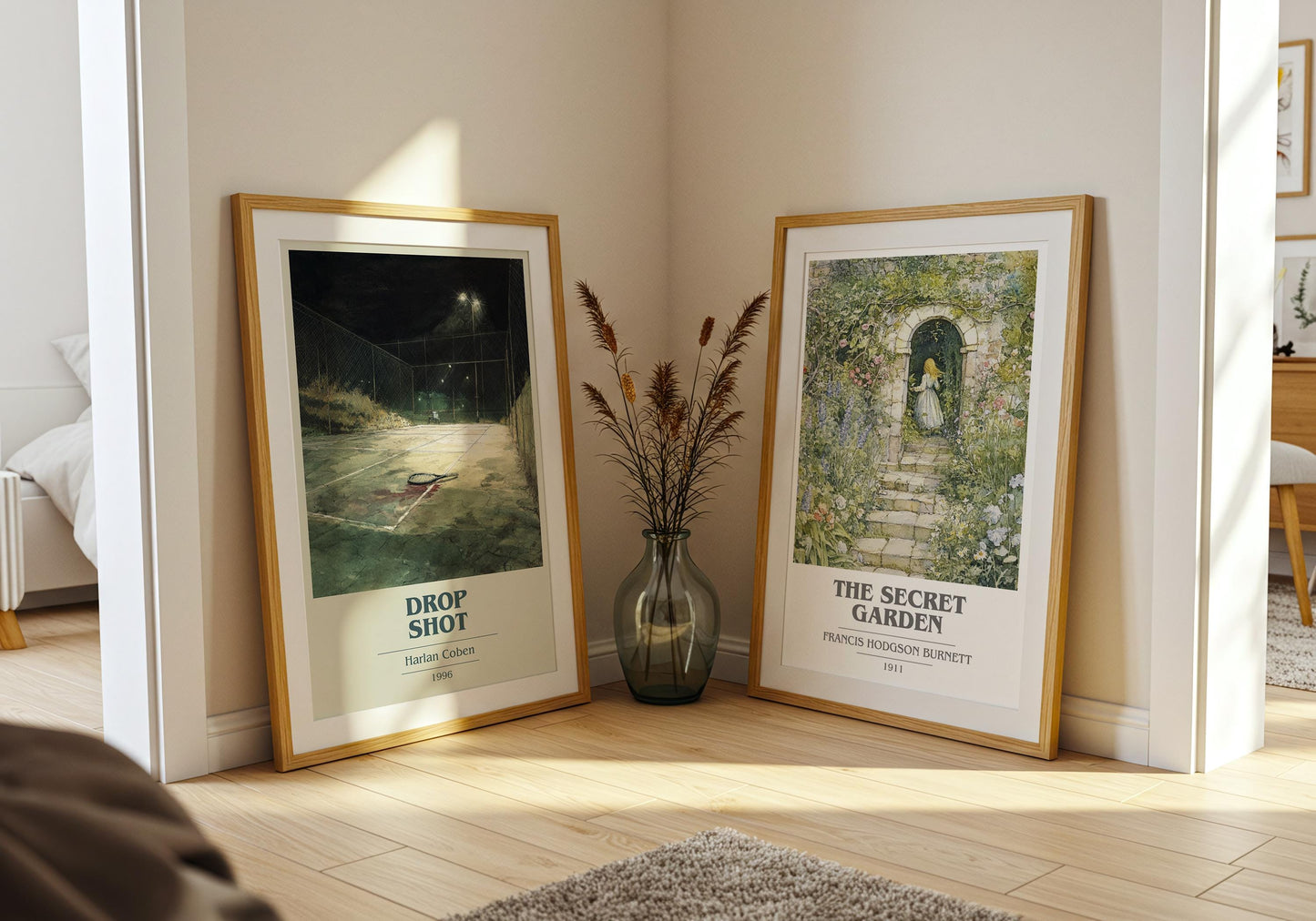 Drop Shot by Harlan Coben | Book Poster | Literary Art Gift For Book Lover | Novel Inspired Wall Art | Free Delivery