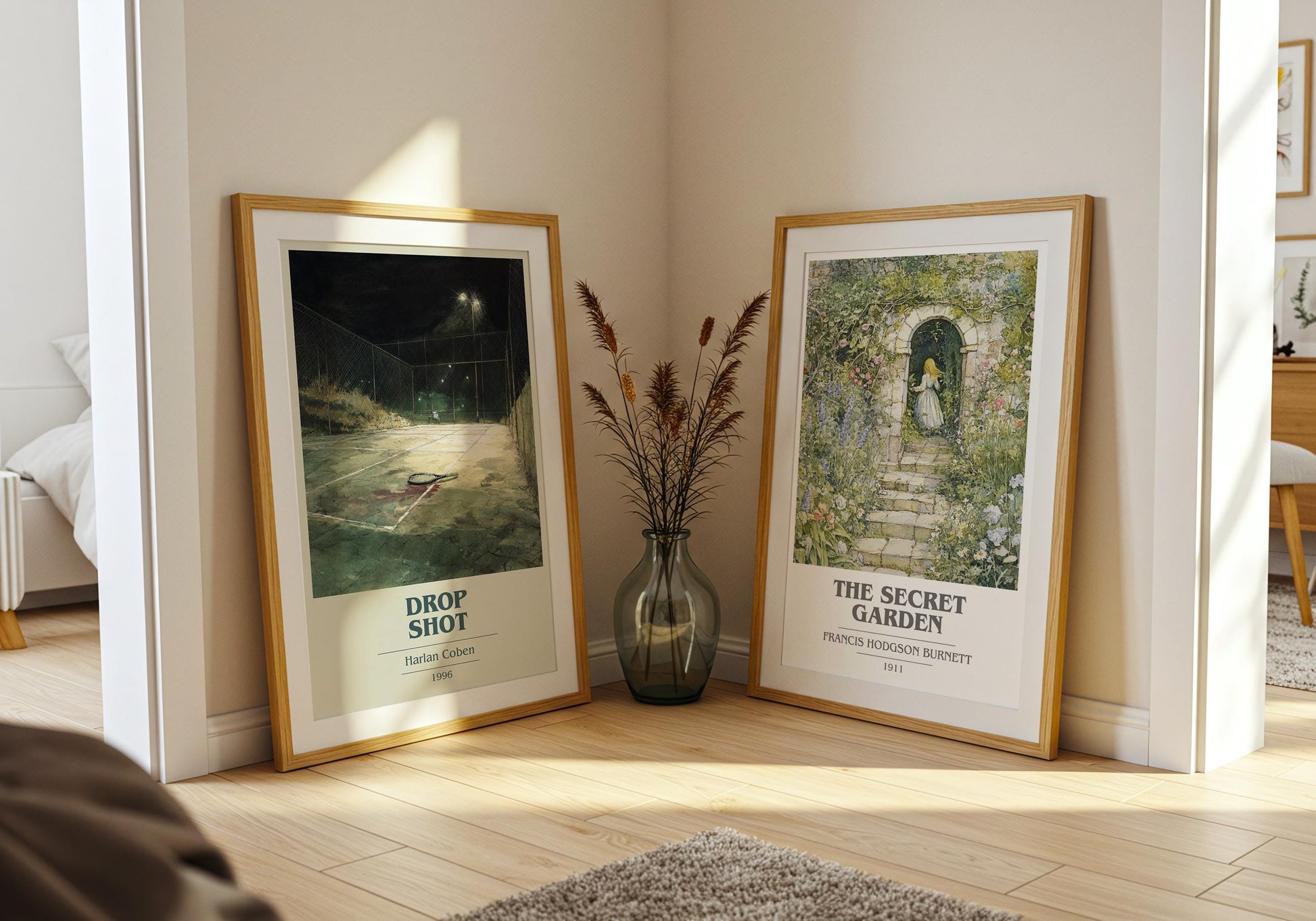 Drop Shot by Harlan Coben | Book Poster | Literary Art Gift For Book Lover | Novel Inspired Wall Art | Free Delivery