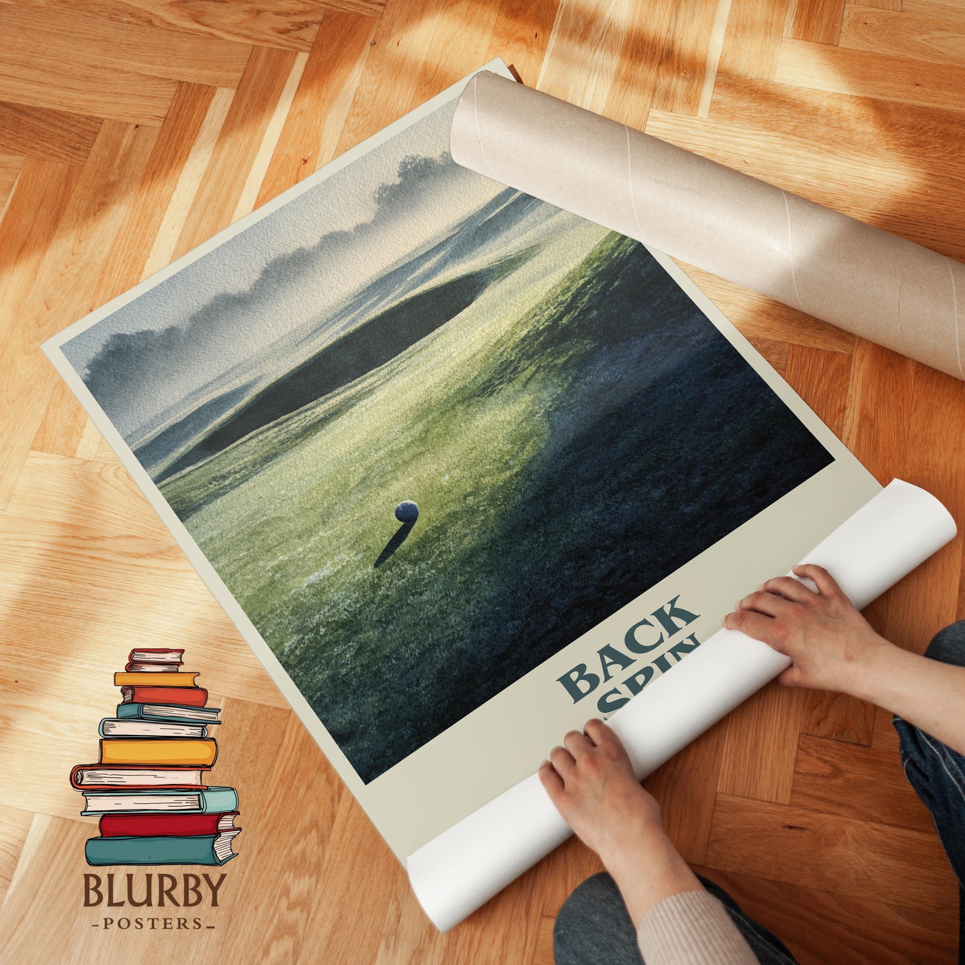 Back Spin by Harlan Coben | Book Poster | Literary Art Gift For Book Lover | Novel Inspired Wall Art | Free Delivery