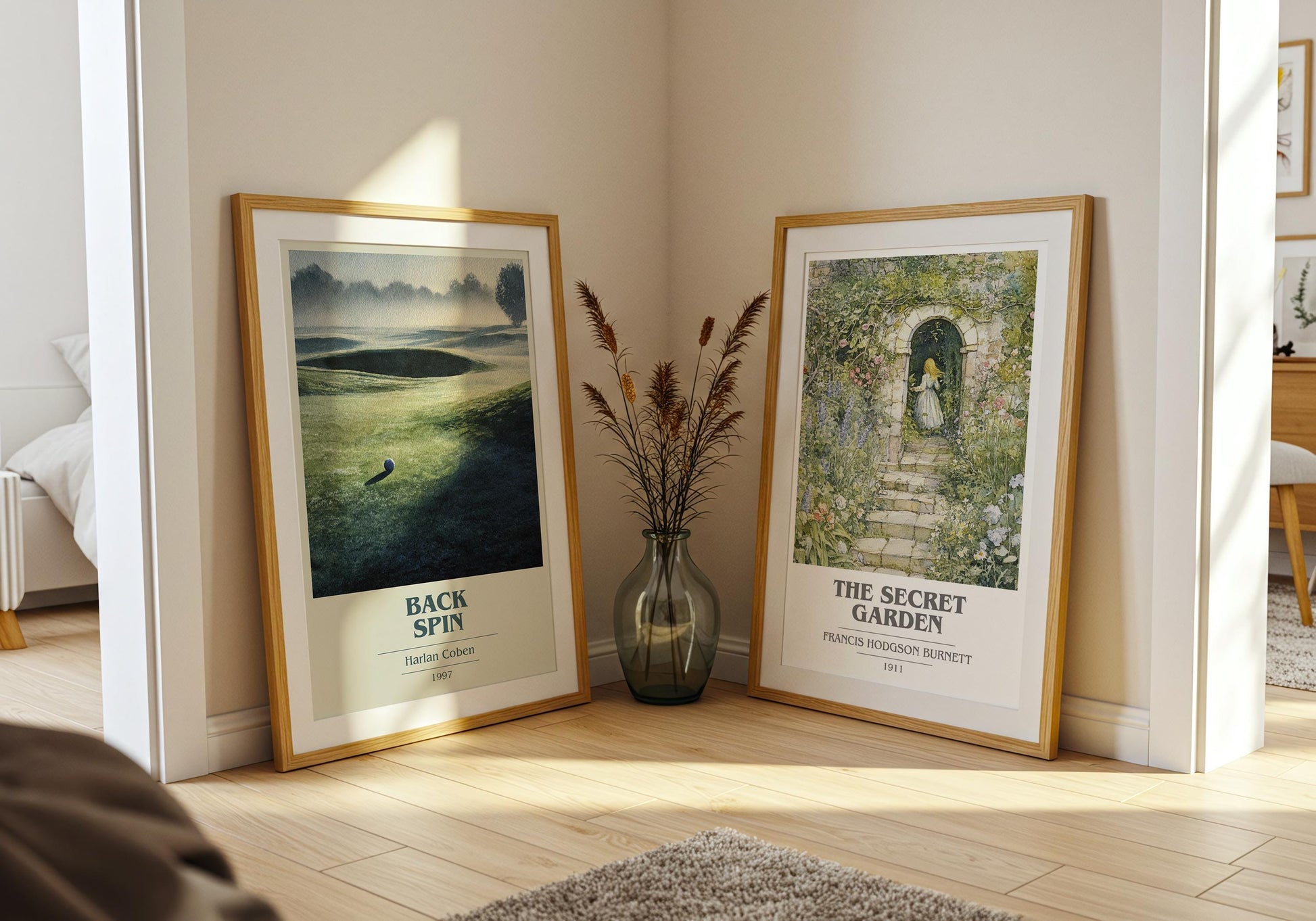 Back Spin by Harlan Coben | Book Poster | Literary Art Gift For Book Lover | Novel Inspired Wall Art | Free Delivery