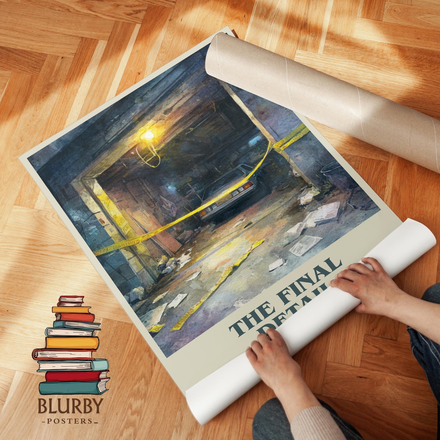 The Final Detail by Harlan Coben | Book Poster | Literary Art Gift For Book Lover | Novel Inspired Wall Art | Free Delivery