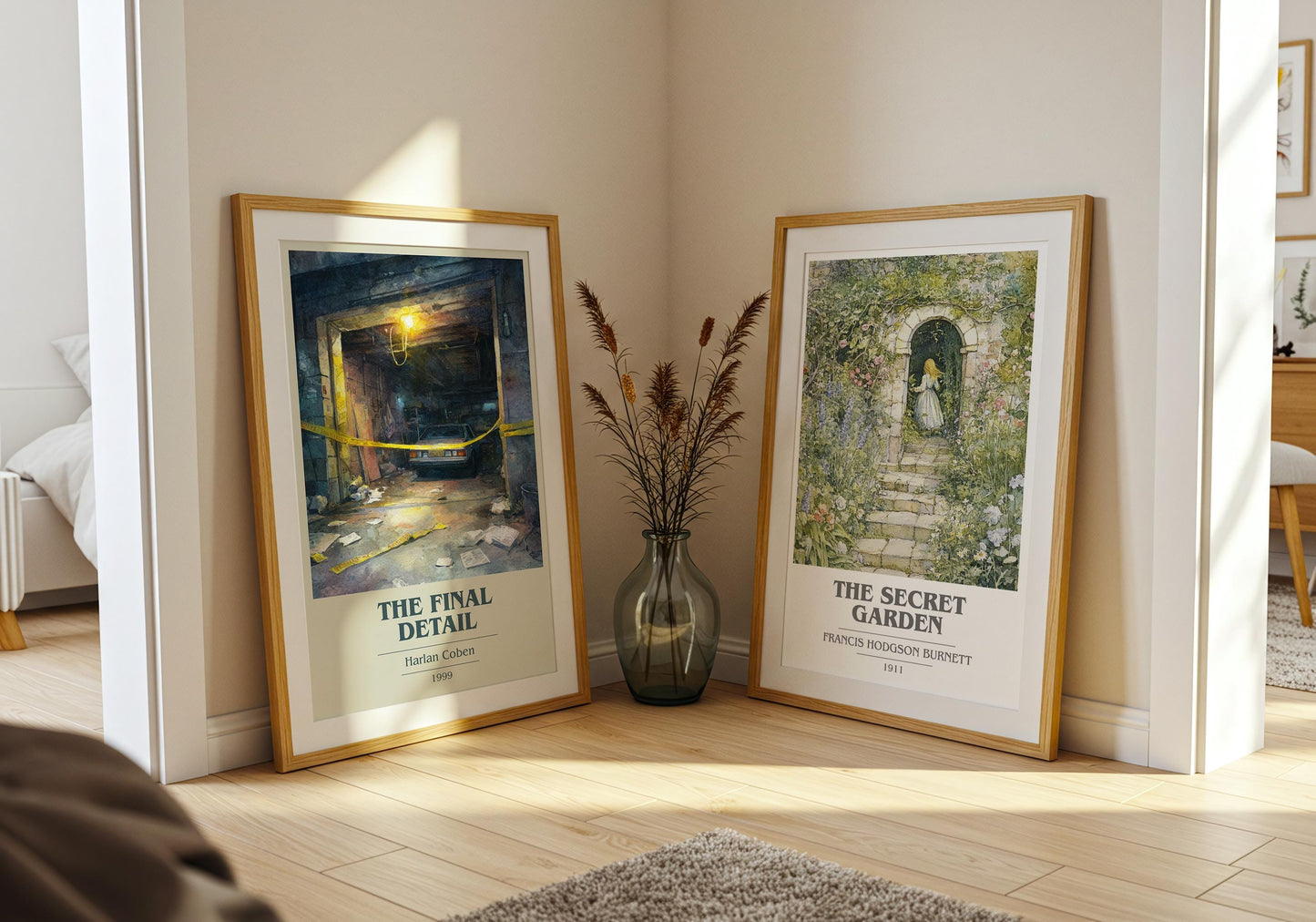 The Final Detail by Harlan Coben | Book Poster | Literary Art Gift For Book Lover | Novel Inspired Wall Art | Free Delivery