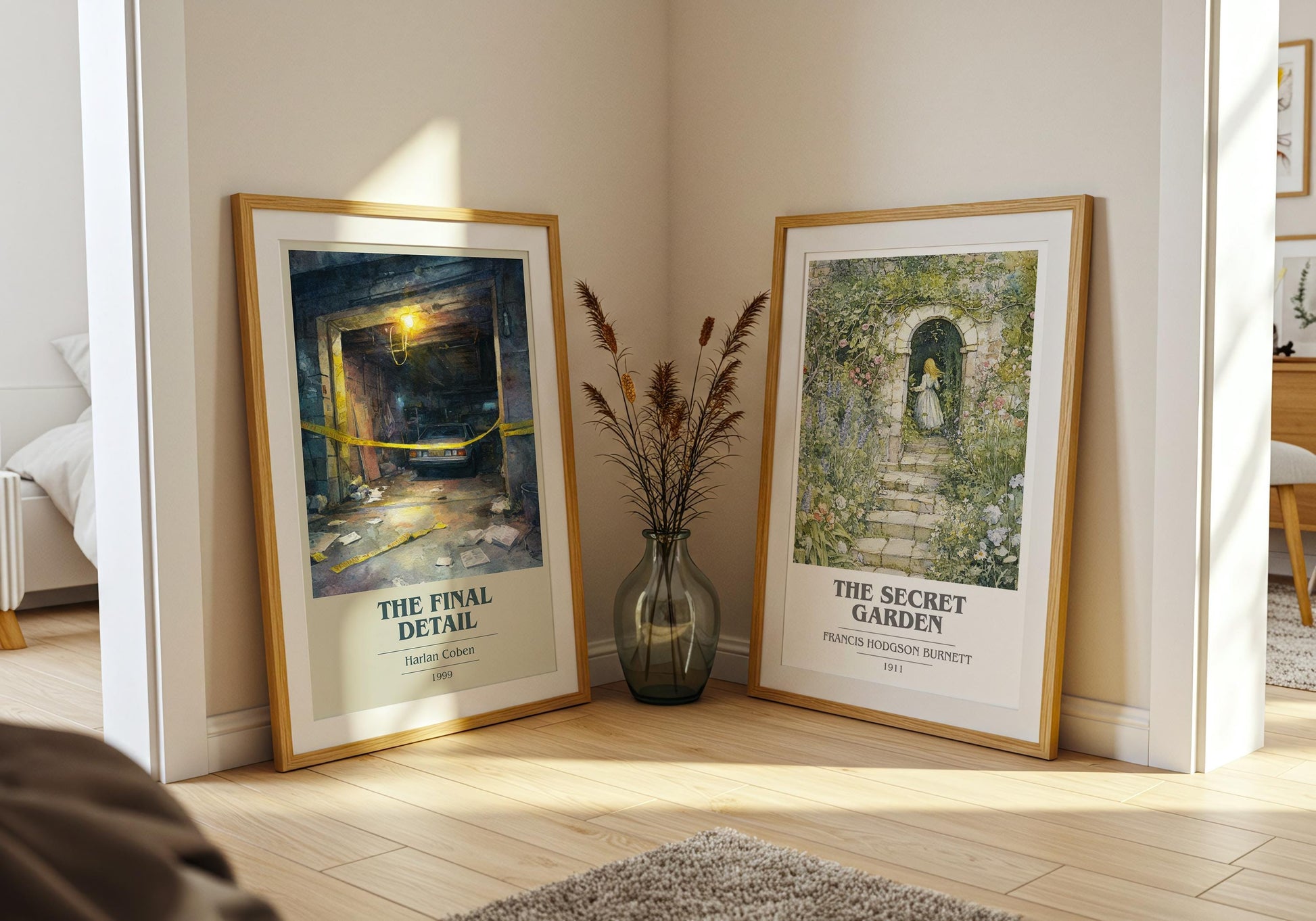 The Final Detail by Harlan Coben | Book Poster | Literary Art Gift For Book Lover | Novel Inspired Wall Art | Free Delivery