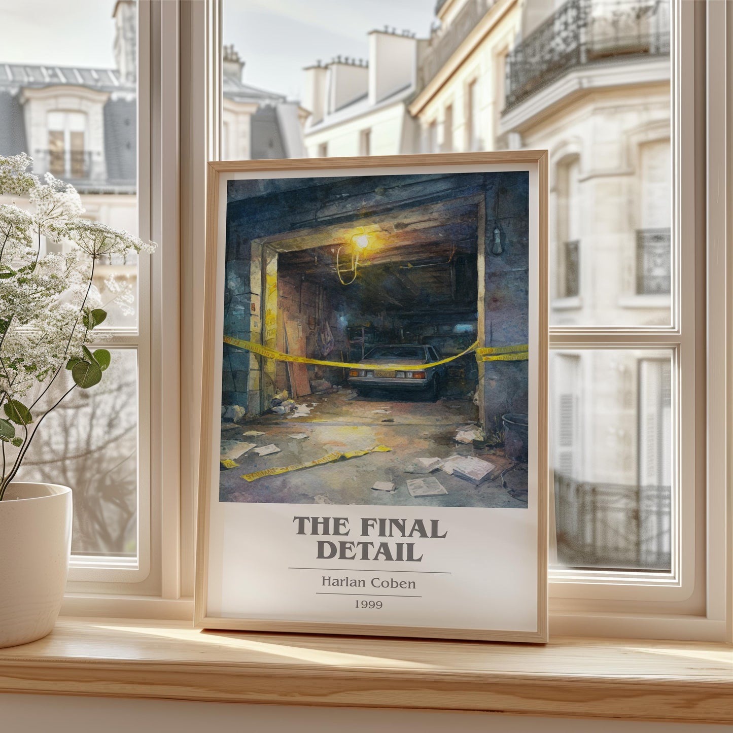 The Final Detail by Harlan Coben | Book Poster | Literary Art Gift For Book Lover | Novel Inspired Wall Art | Free Delivery