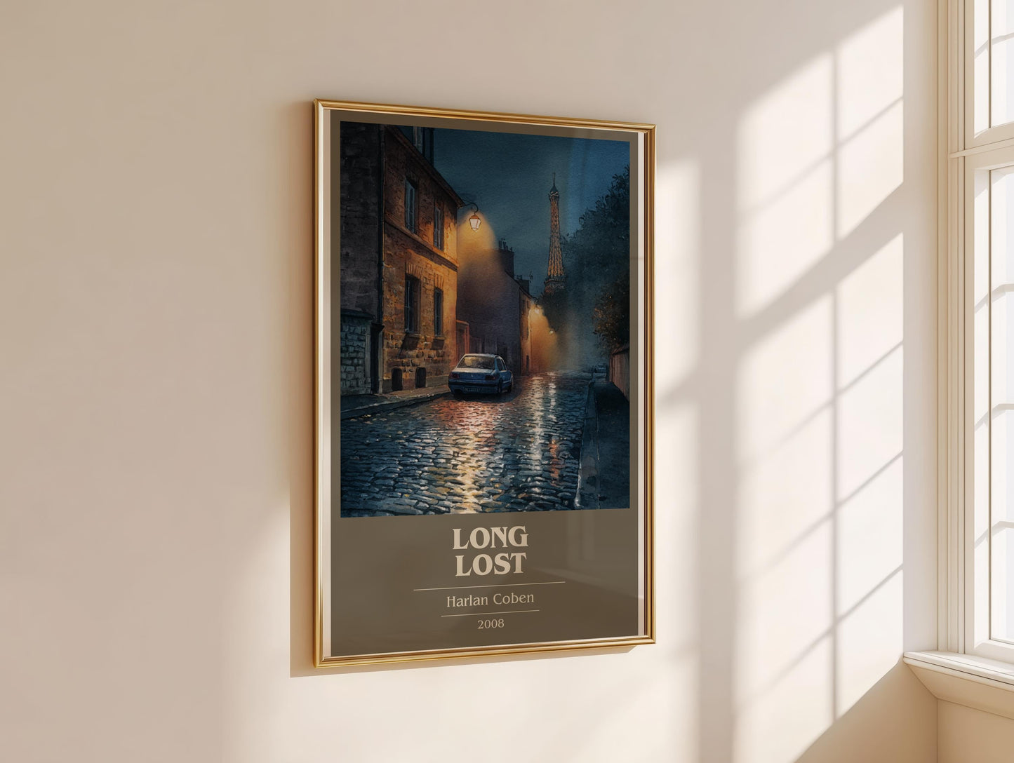 Long Lost by Harlan Coben | Book Poster | Literary Art Gift For Book Lover | Novel Inspired Wall Art | Free Delivery