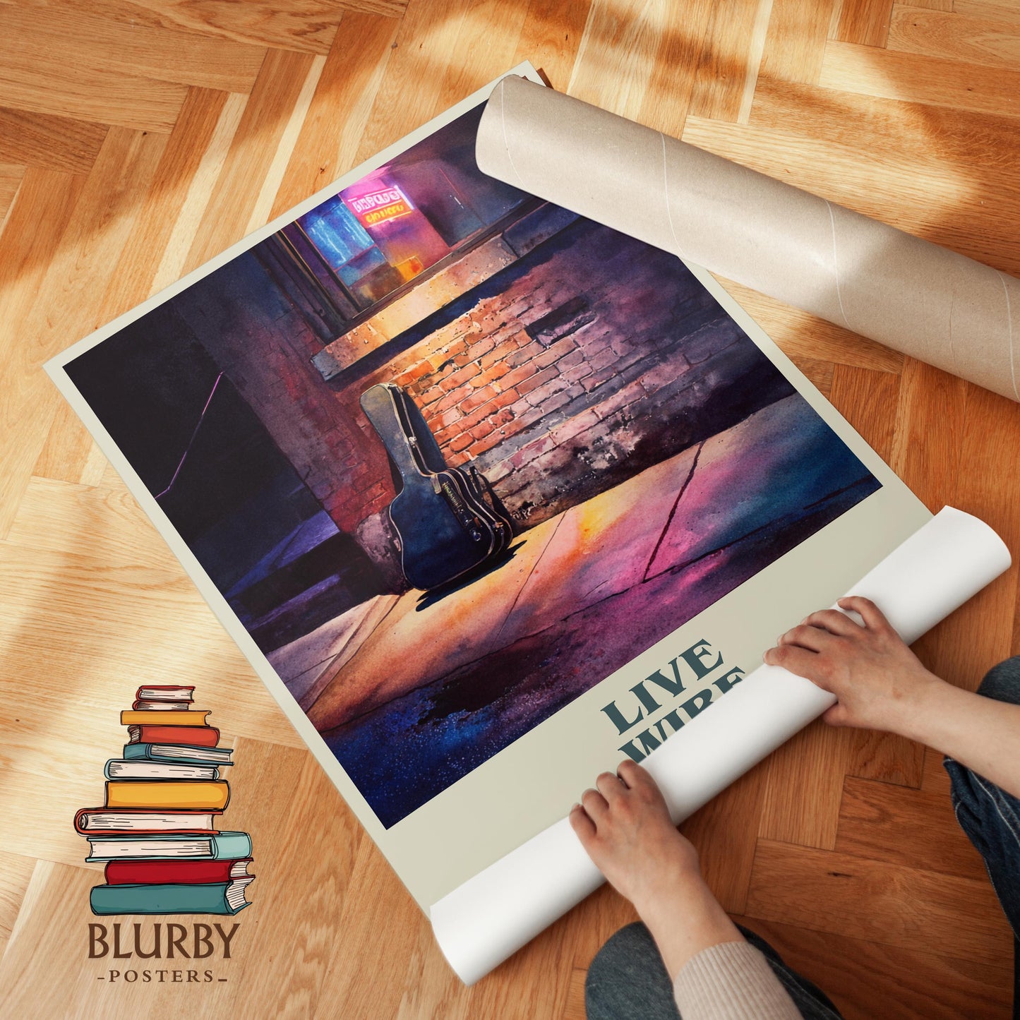 Live Wire by Harlan Coben | Book Poster | Literary Art Gift For Book Lover | Novel Inspired Wall Art | Free Delivery