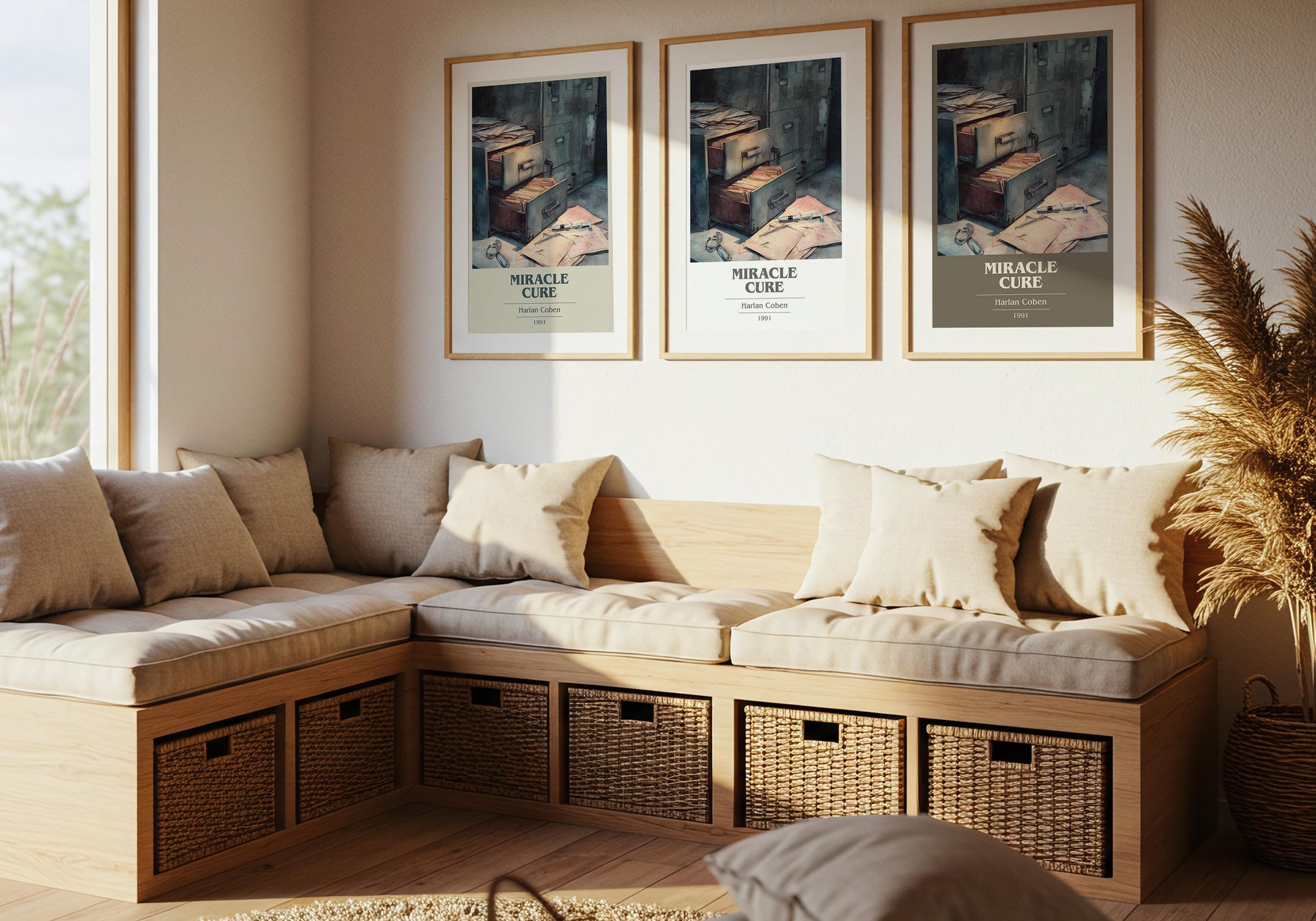 Miracle Cure by Harlan Coben | Book Poster | Literary Art Gift For Book Lover | Novel Inspired Wall Art | Free Delivery