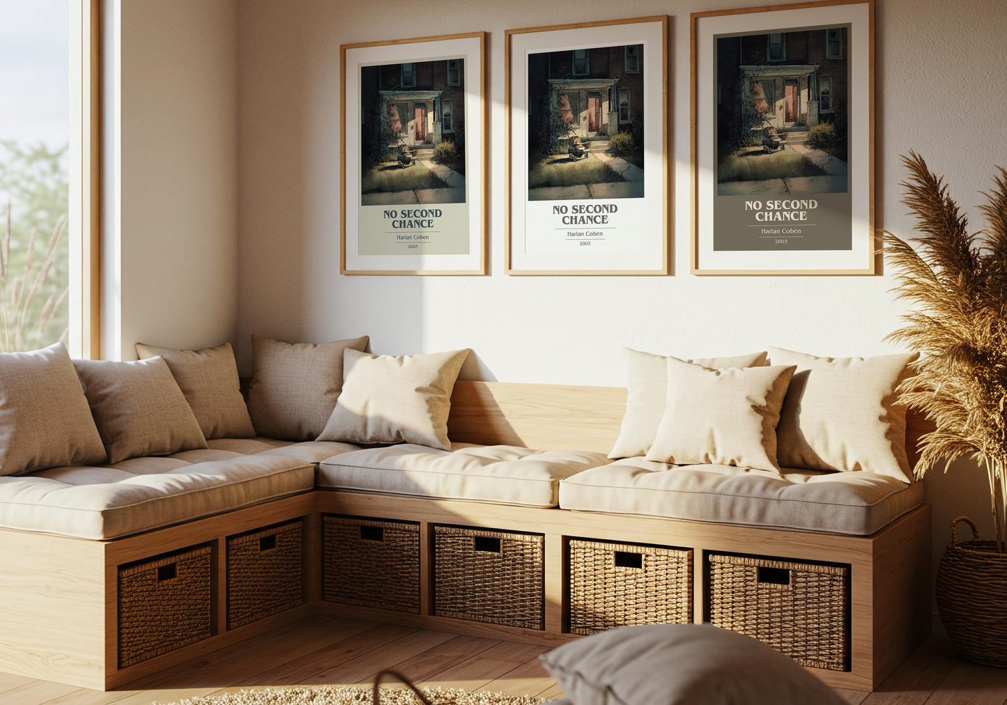 No Second Chance by Harlan Coben | Book Poster | Literary Art Gift For Book Lover | Novel Inspired Wall Art | Free Delivery