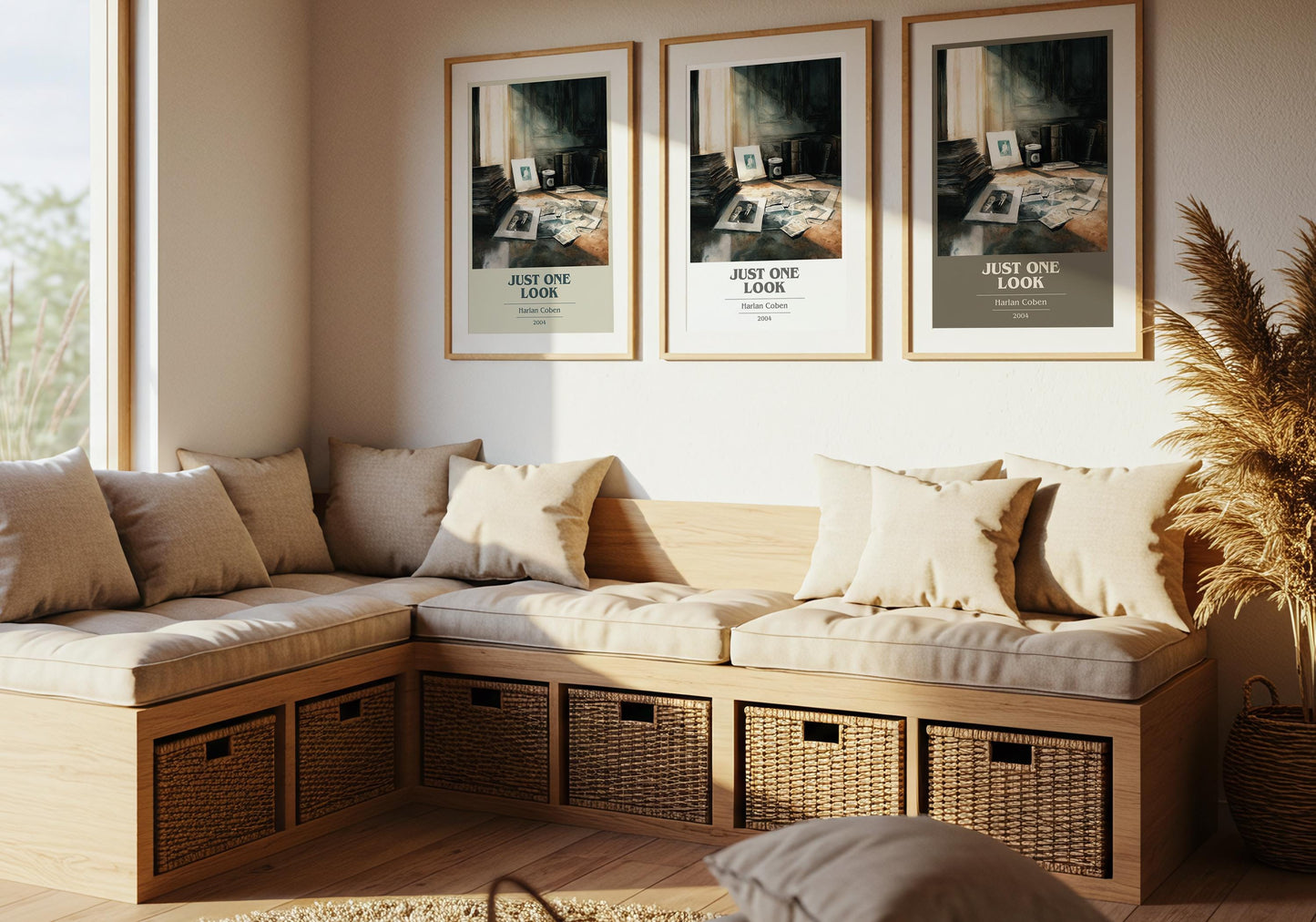 Just One Look by Harlan Coben | Book Poster | Literary Art Gift For Book Lover | Novel Inspired Wall Art | Free Delivery