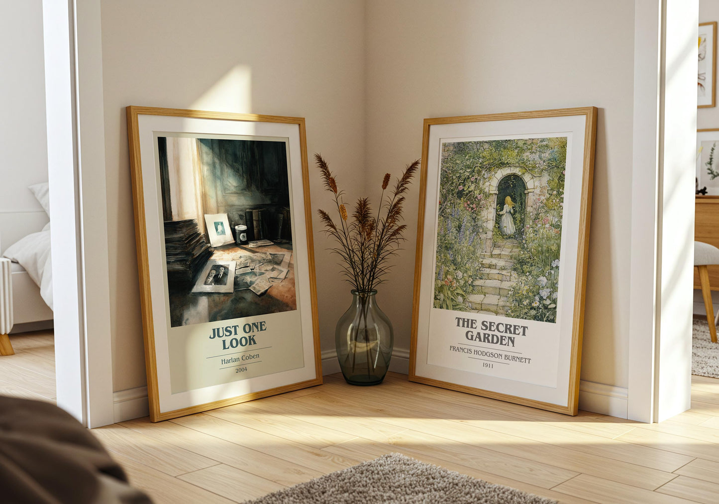 Just One Look by Harlan Coben | Book Poster | Literary Art Gift For Book Lover | Novel Inspired Wall Art | Free Delivery