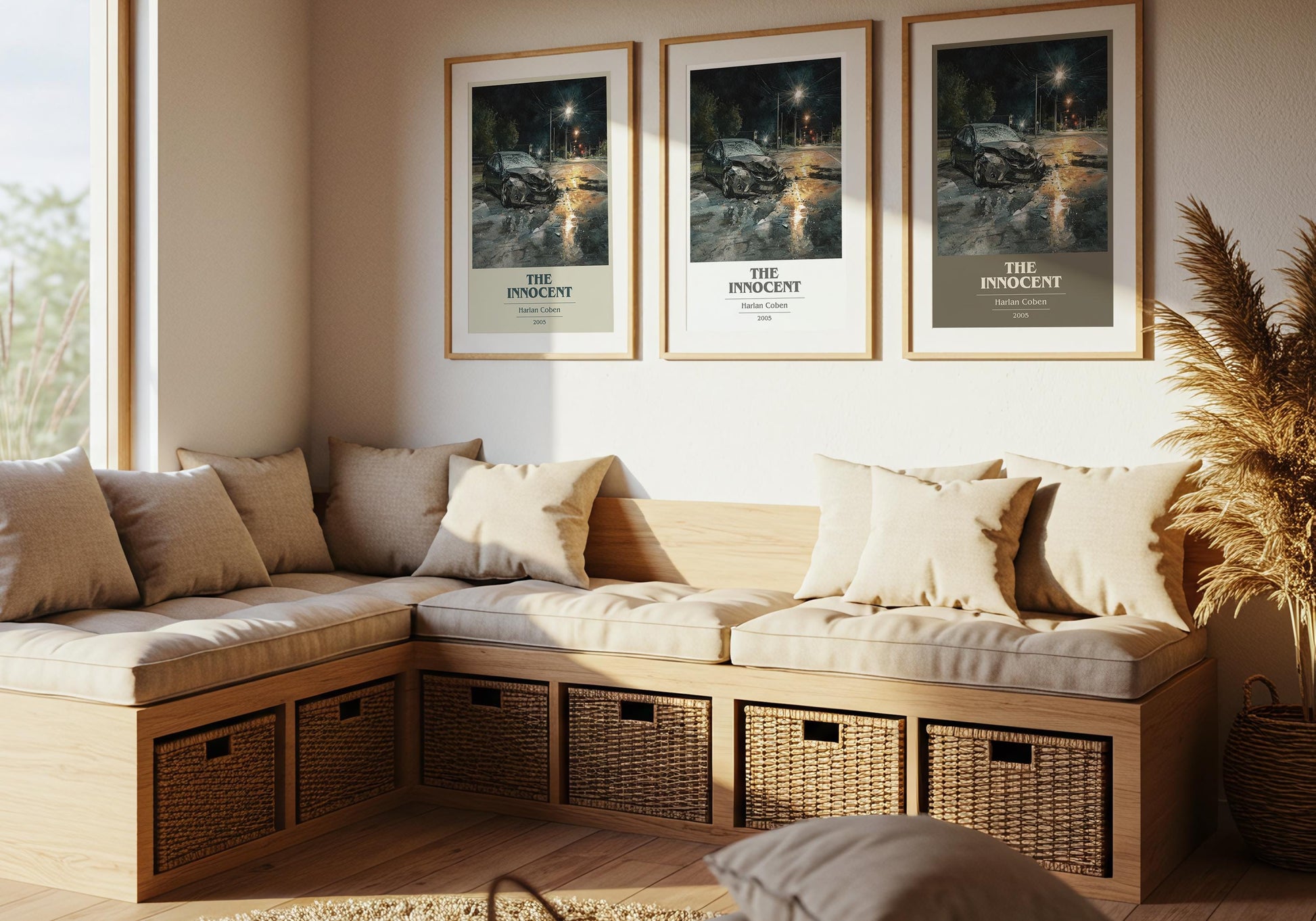 The Innocent by Harlan Coben | Book Poster | Literary Art Gift For Book Lover | Novel Inspired Wall Art | Free Delivery