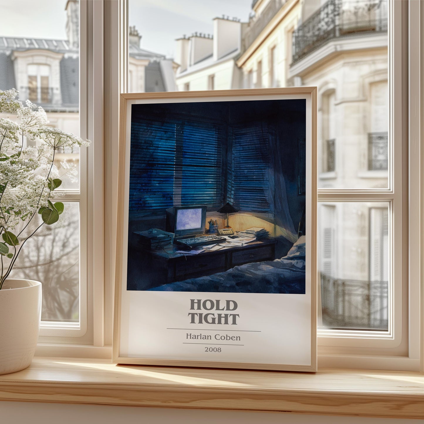 Hold Tight by Harlan Coben | Book Poster | Literary Art Gift For Book Lover | Novel Inspired Wall Art | Free Delivery