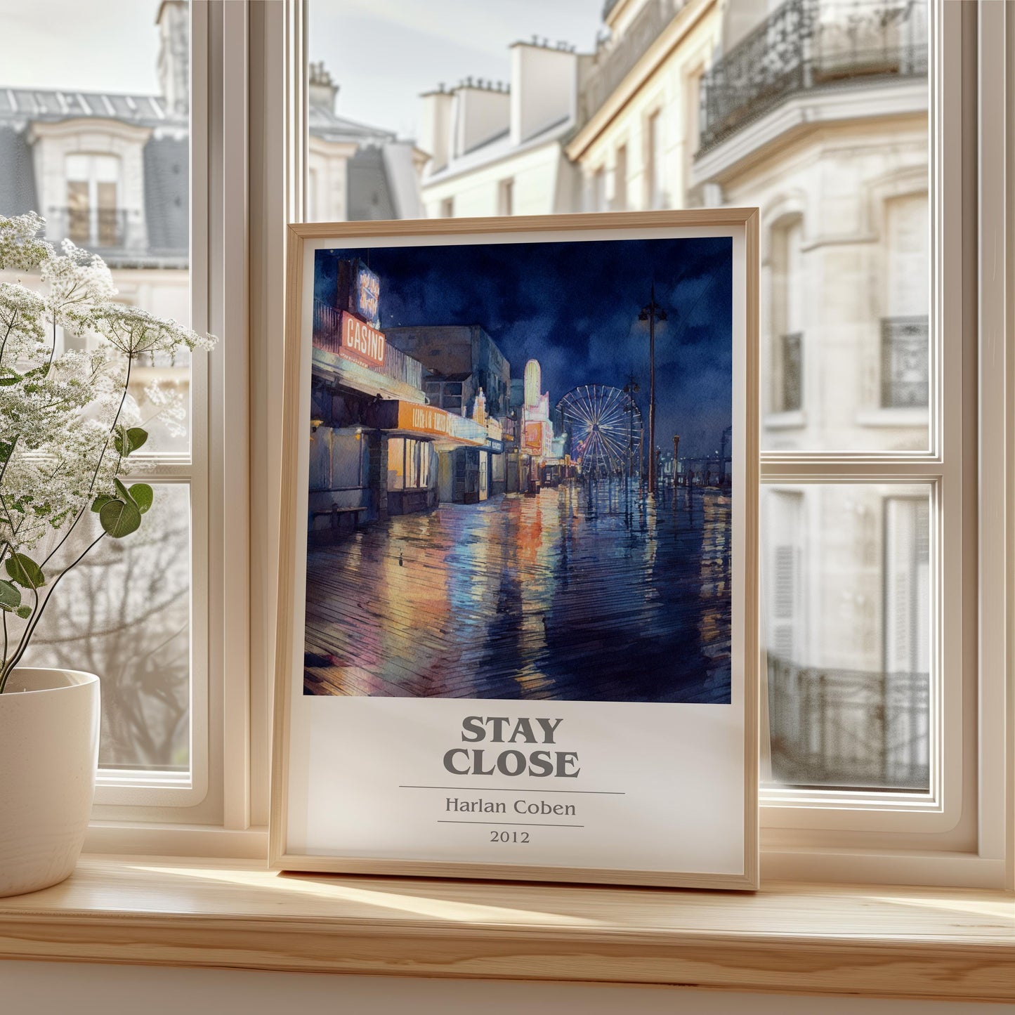 Stay Close by Harlan Coben | Book Poster | Literary Art Gift For Book Lover | Novel Inspired Wall Art | Free Delivery